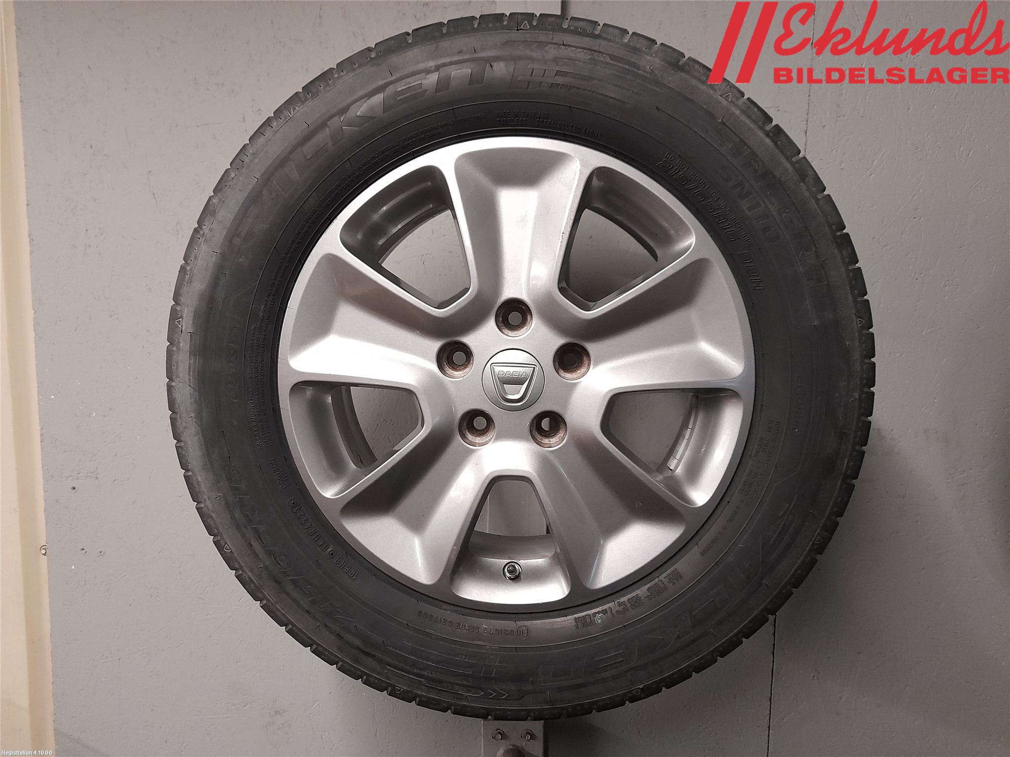 Dacia DUSTER 10-17 Sommardäck Alumfälg 4St