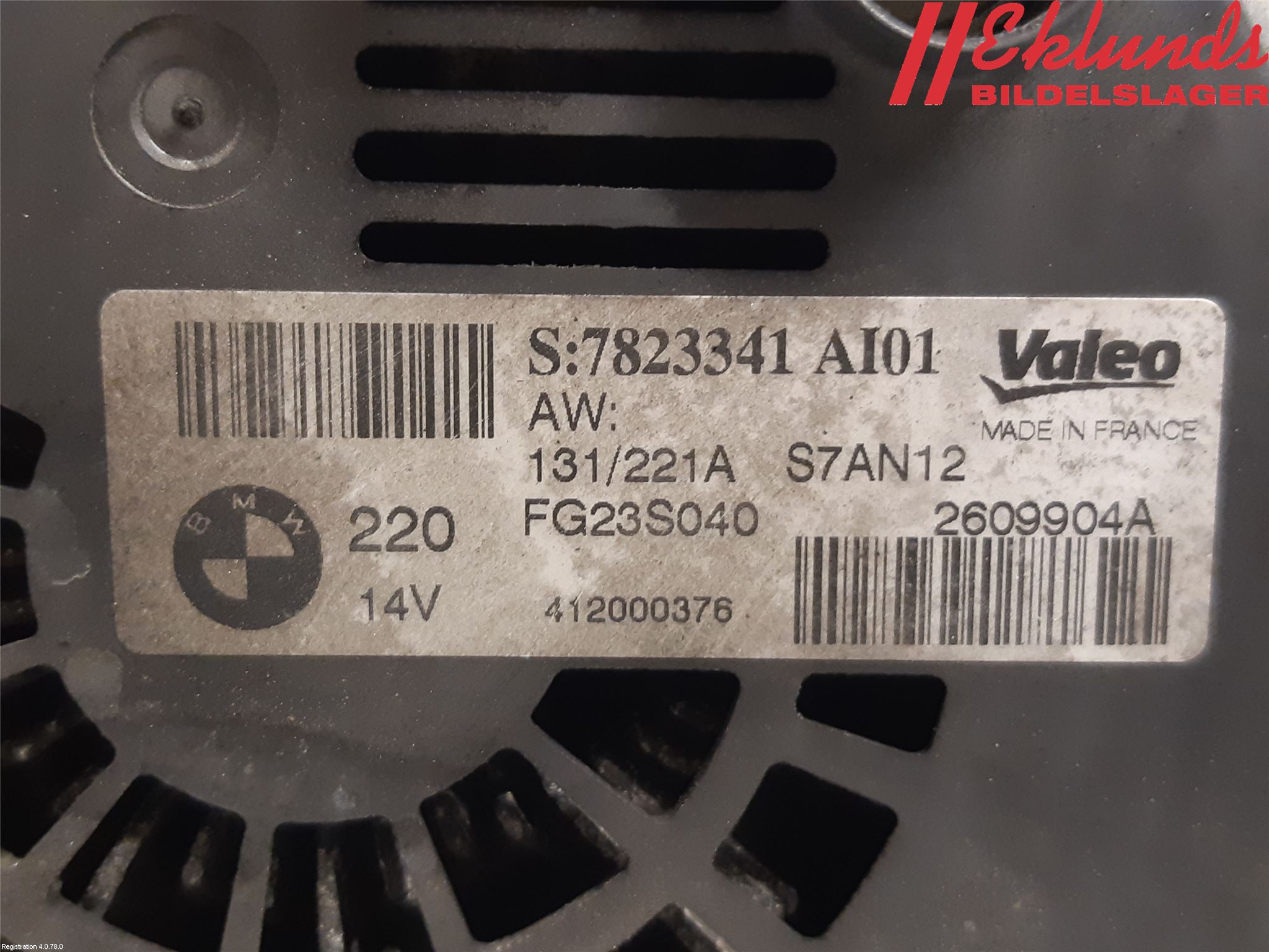 BMW X5 E70 07-13 Generator