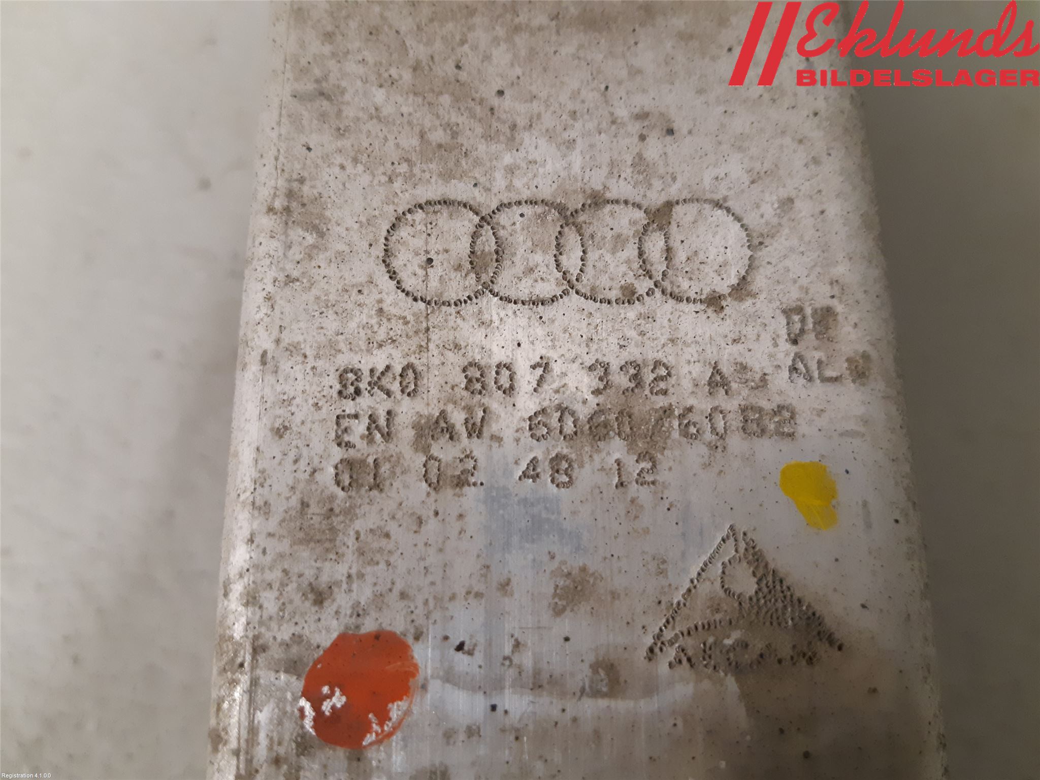 Audi A5 07-16 Stötfångarbärjärn Bak