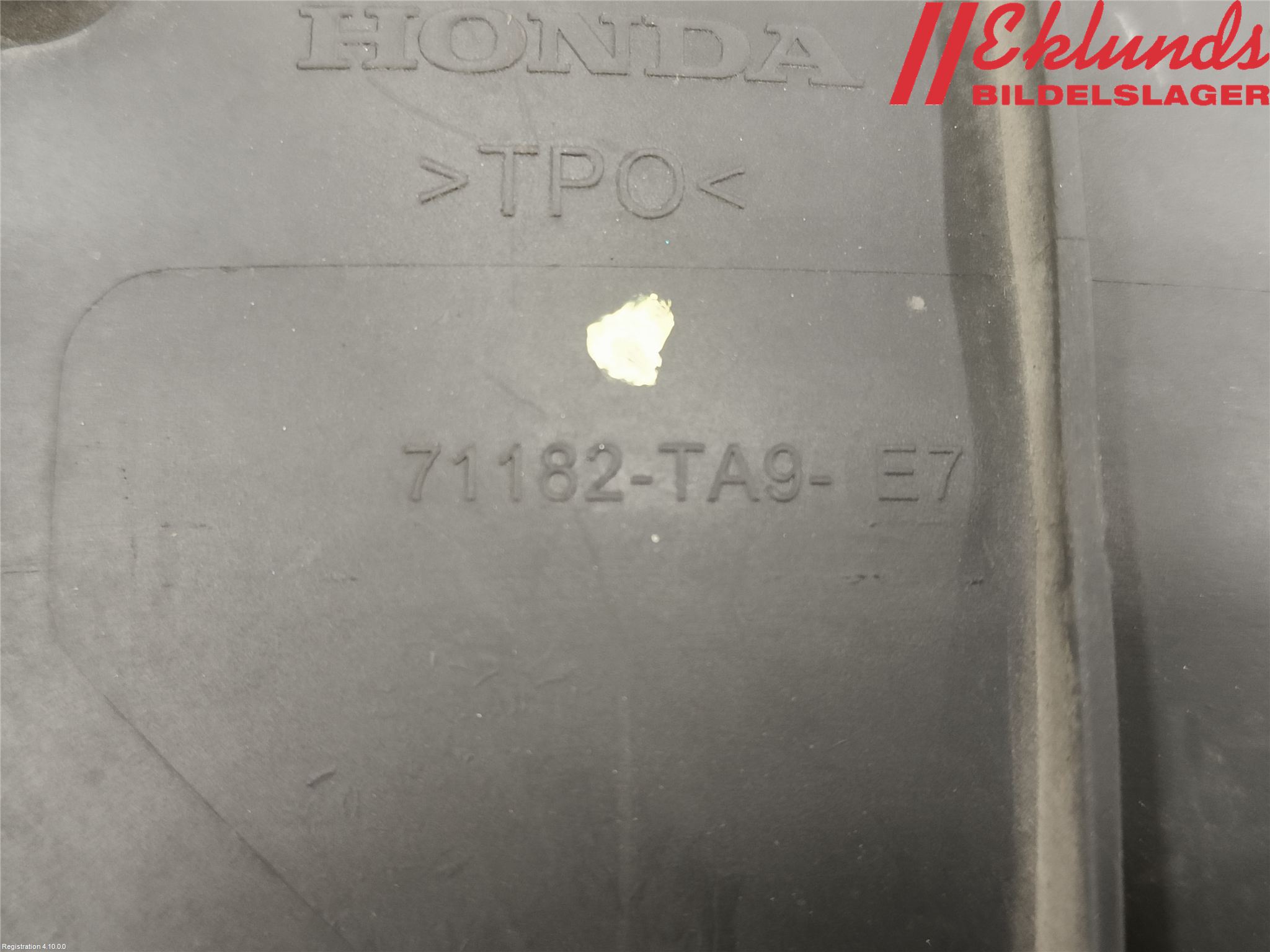 Honda CIVIC 12-16 Deflektor Plåt-Plast Kylning