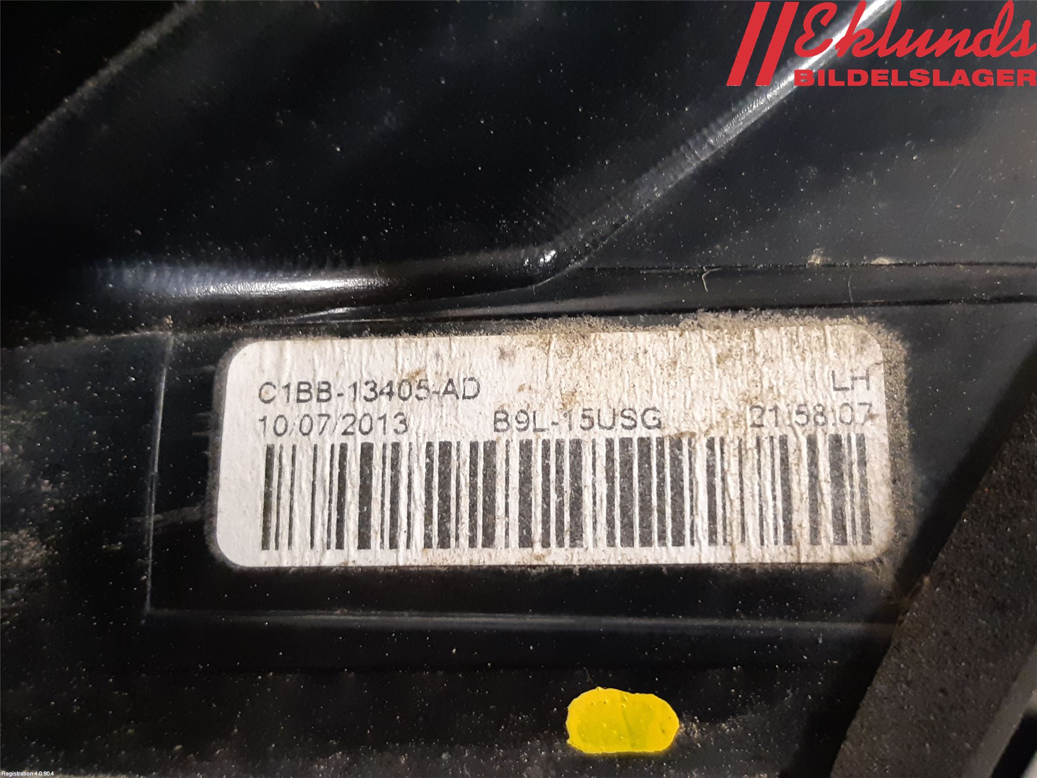 Ford FIESTA 13-17 Bakljus Vänster