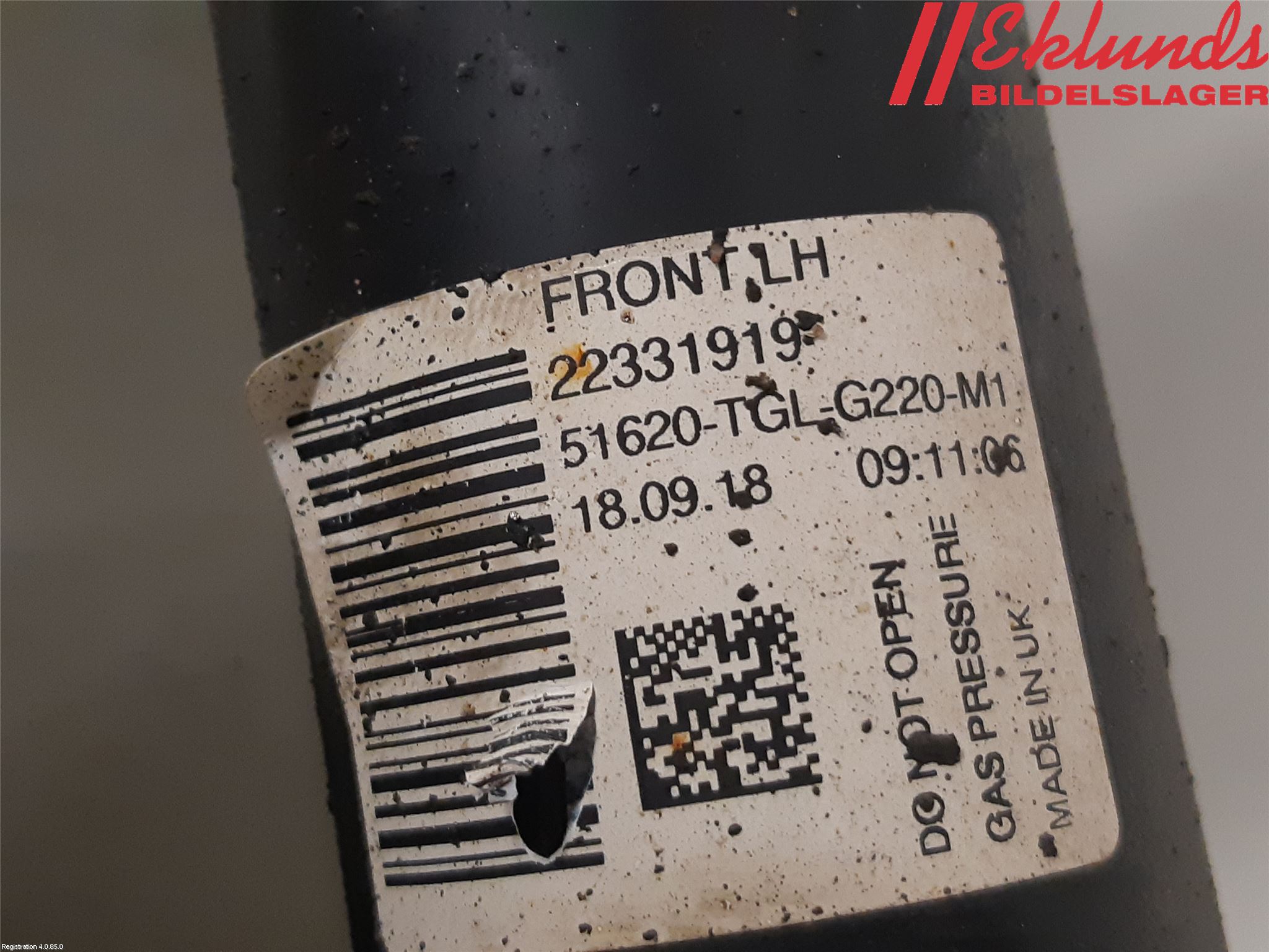 Honda CIVIC 17-22 Fjäderben Fram Vänster