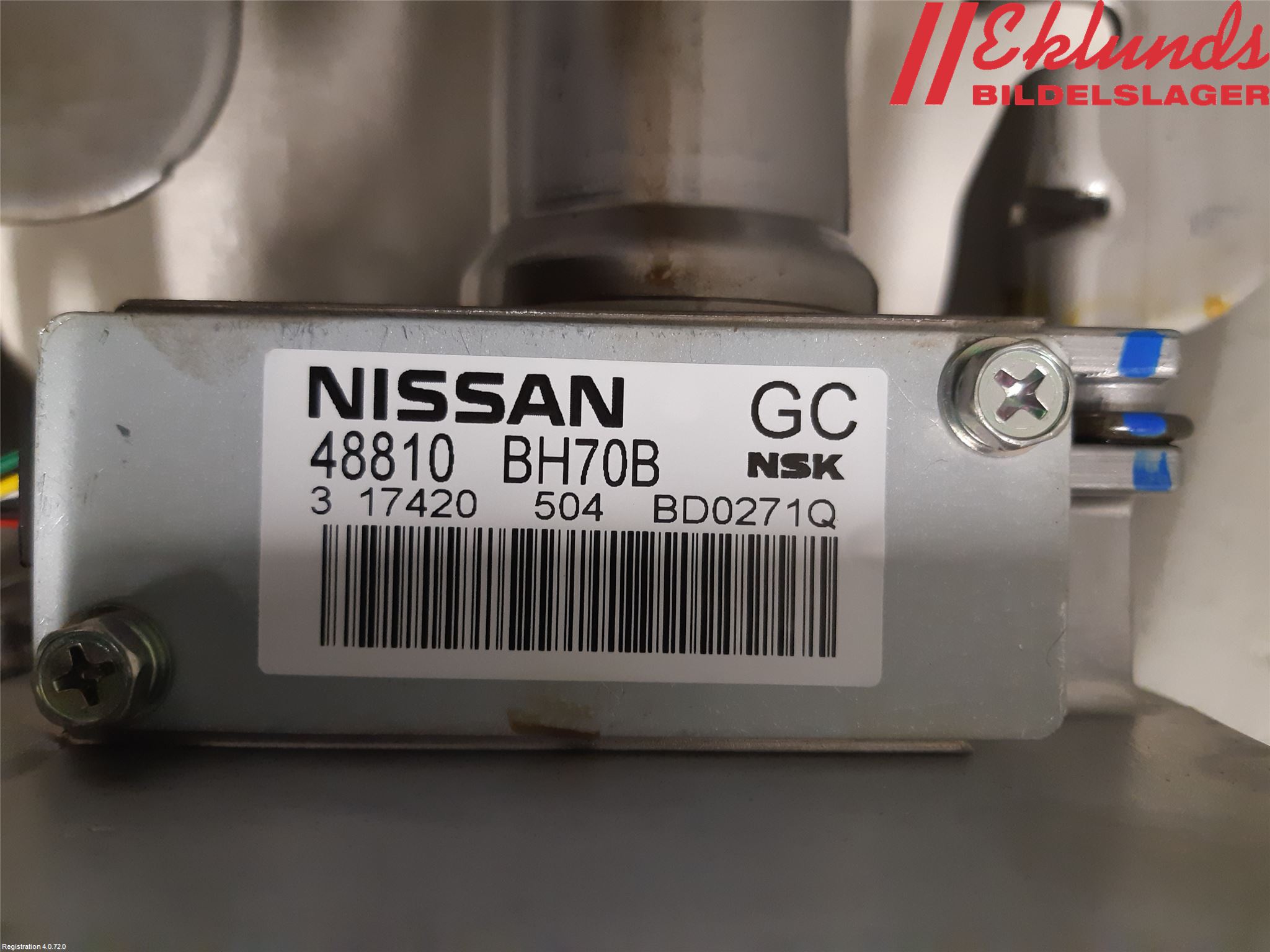 Nissan QASHQAI 14-17 Rattaxelagg Med Inb Servo