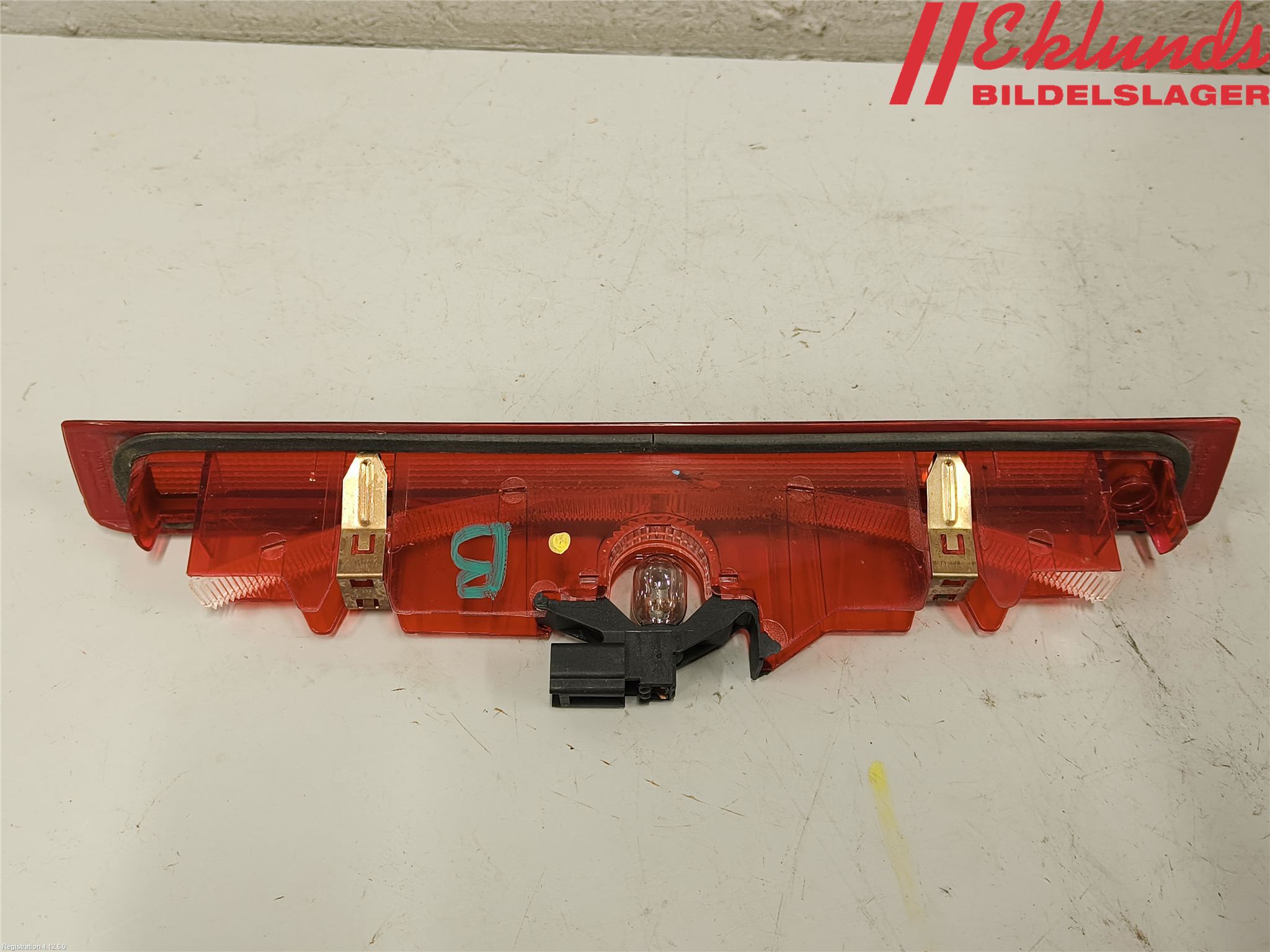 Renault CLIO III  09-12 Bromsljus Bakruta