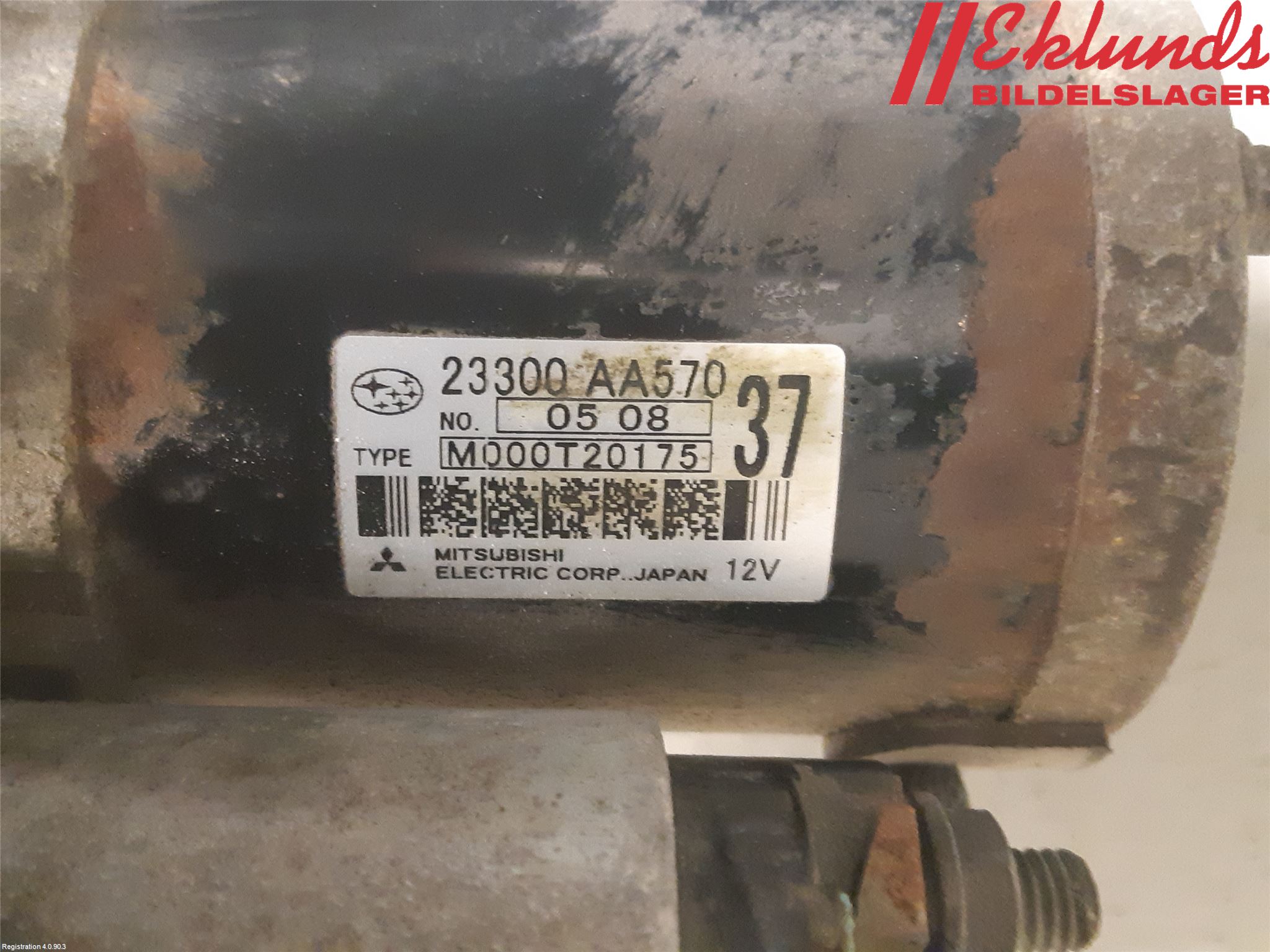 Subaru LEGACY 10-14 Startmotor