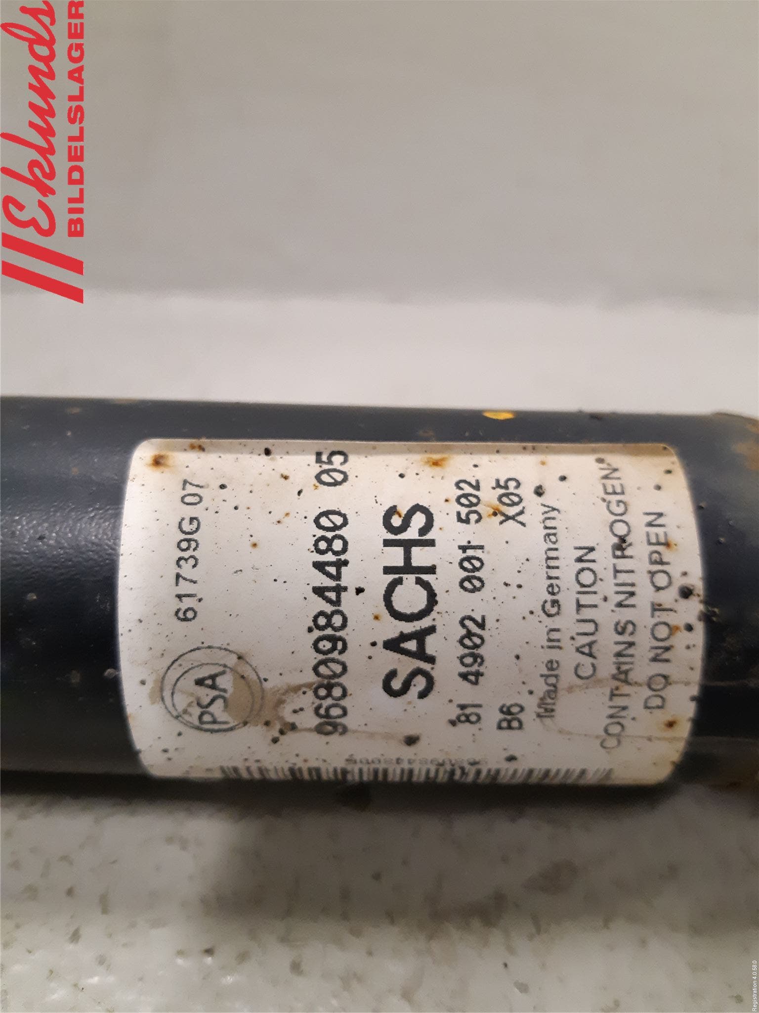 Peugeot PARTNER 16-18 Stötdämpare Bak