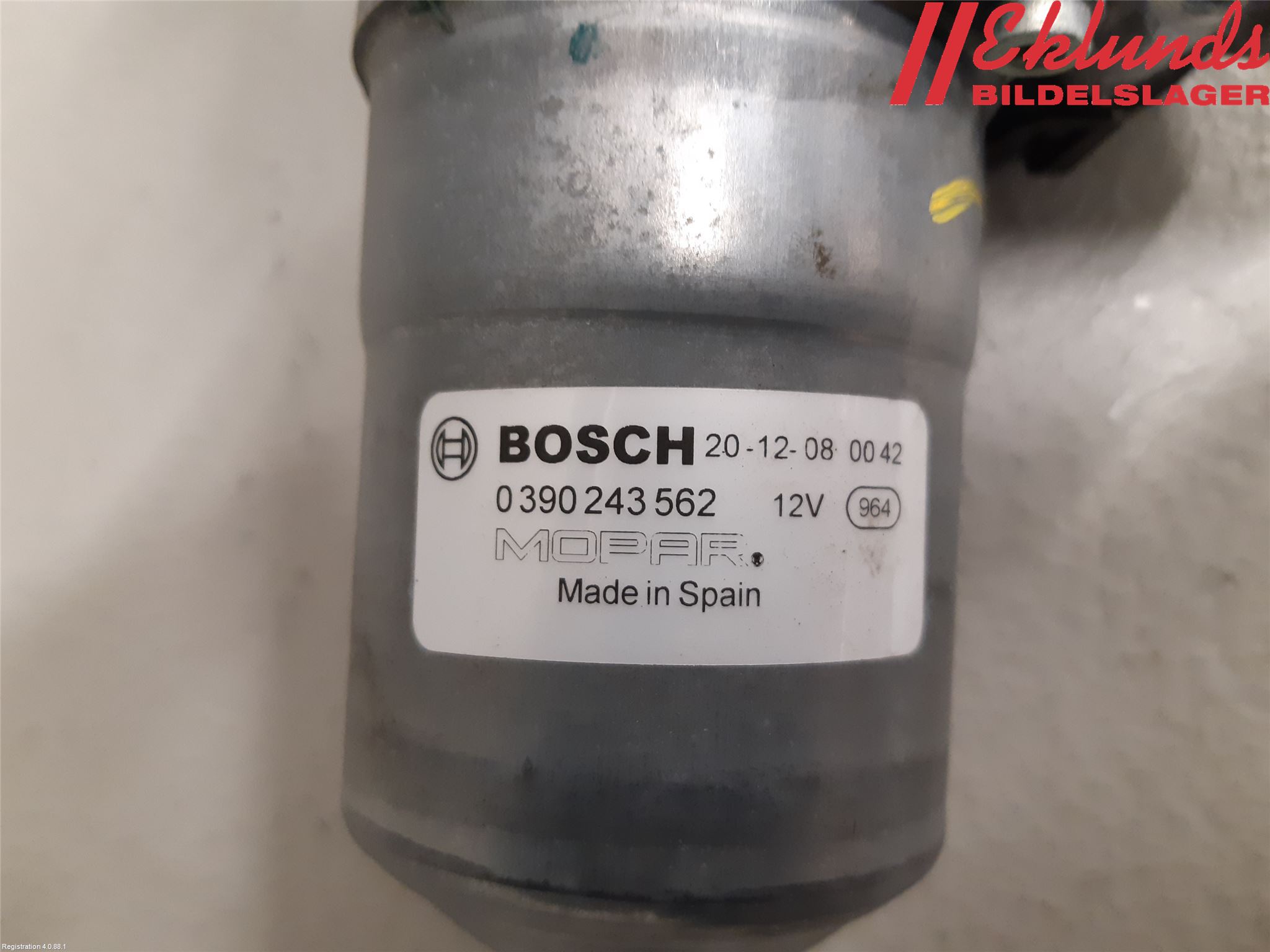 Fiat 500X 15- Torkarmotor Vindruta