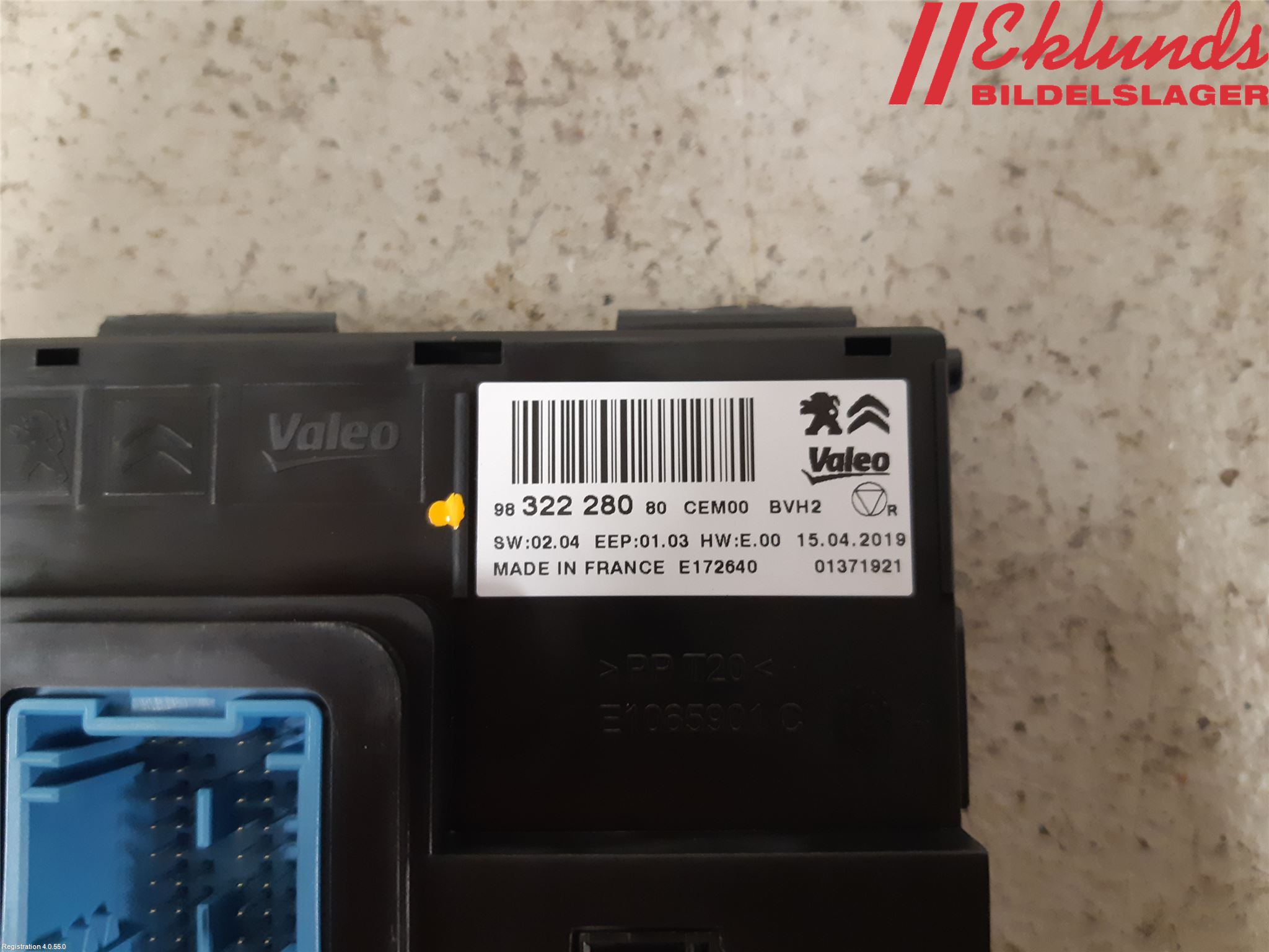 Peugeot EXPERT/E-EXPERT 17- Styrenhet Övrigt