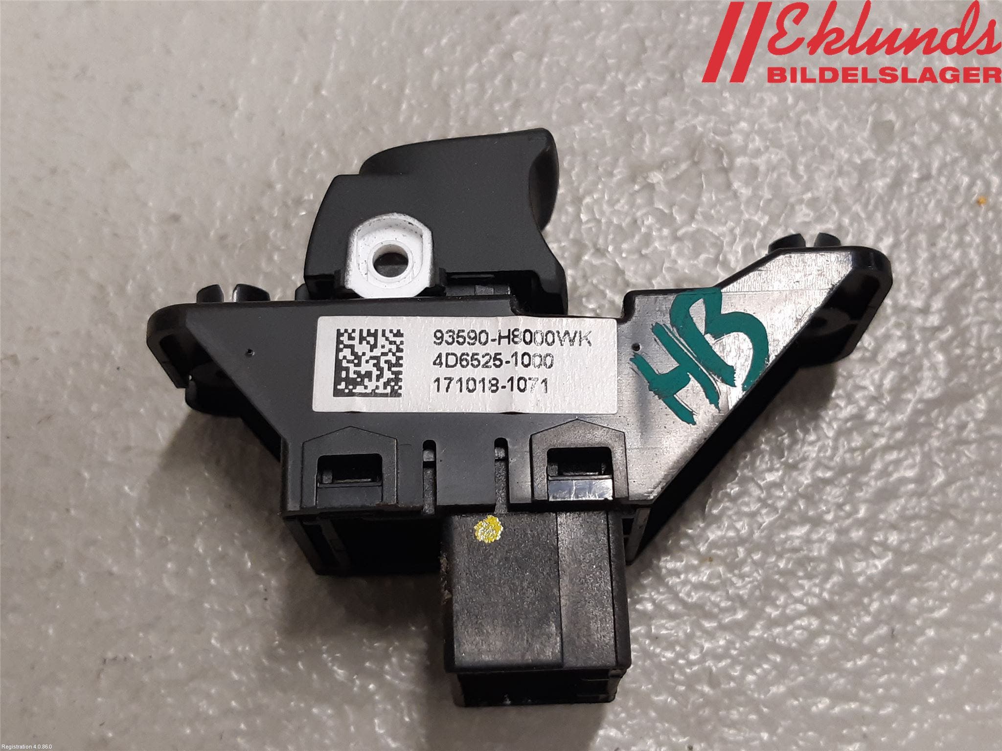 Kia STONIC 18->> Strömställare Elhiss