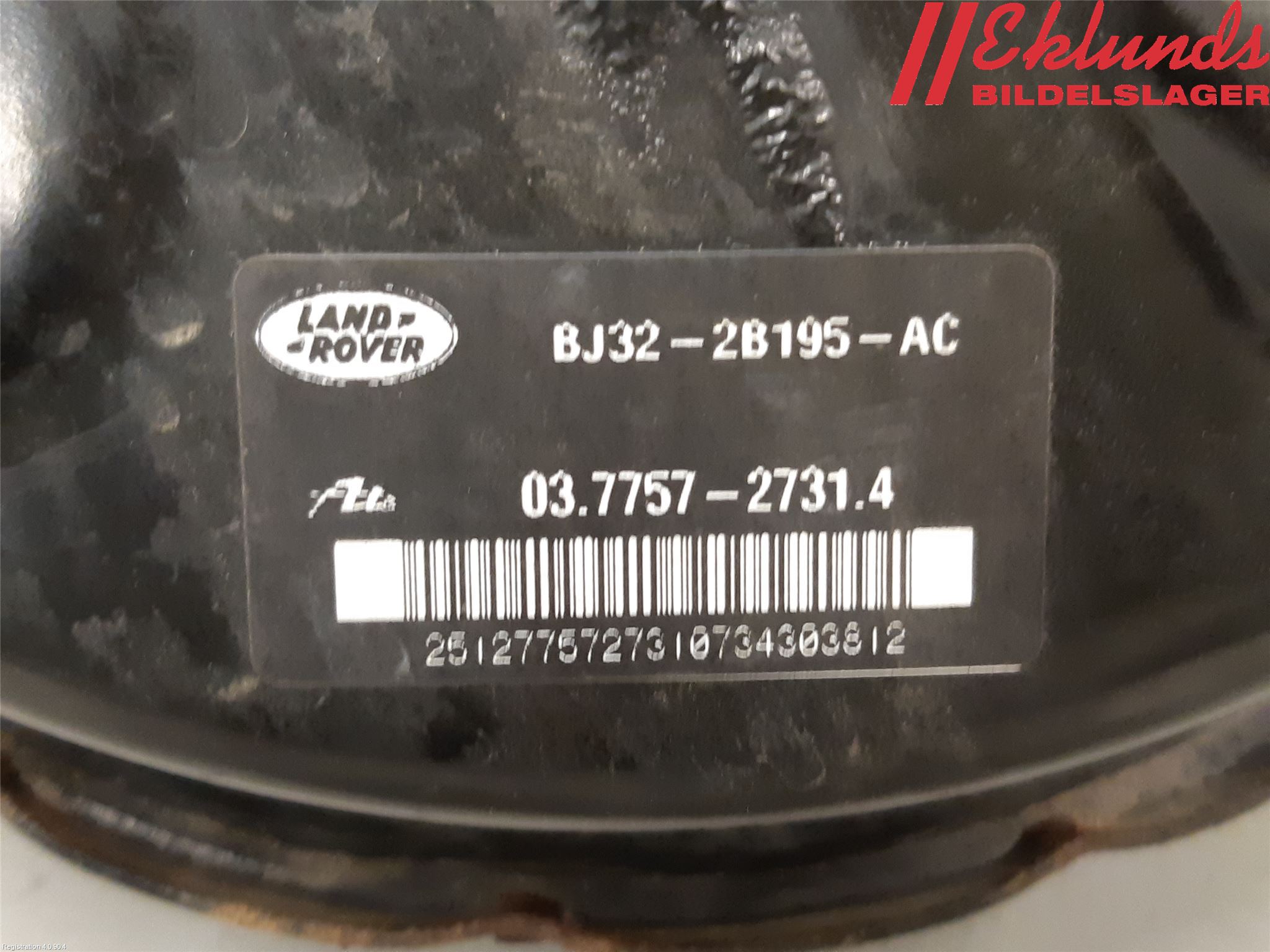Landrover LAND ROVER RANGE ROVER EVOQUE (L538) 11-18 Bromsservo