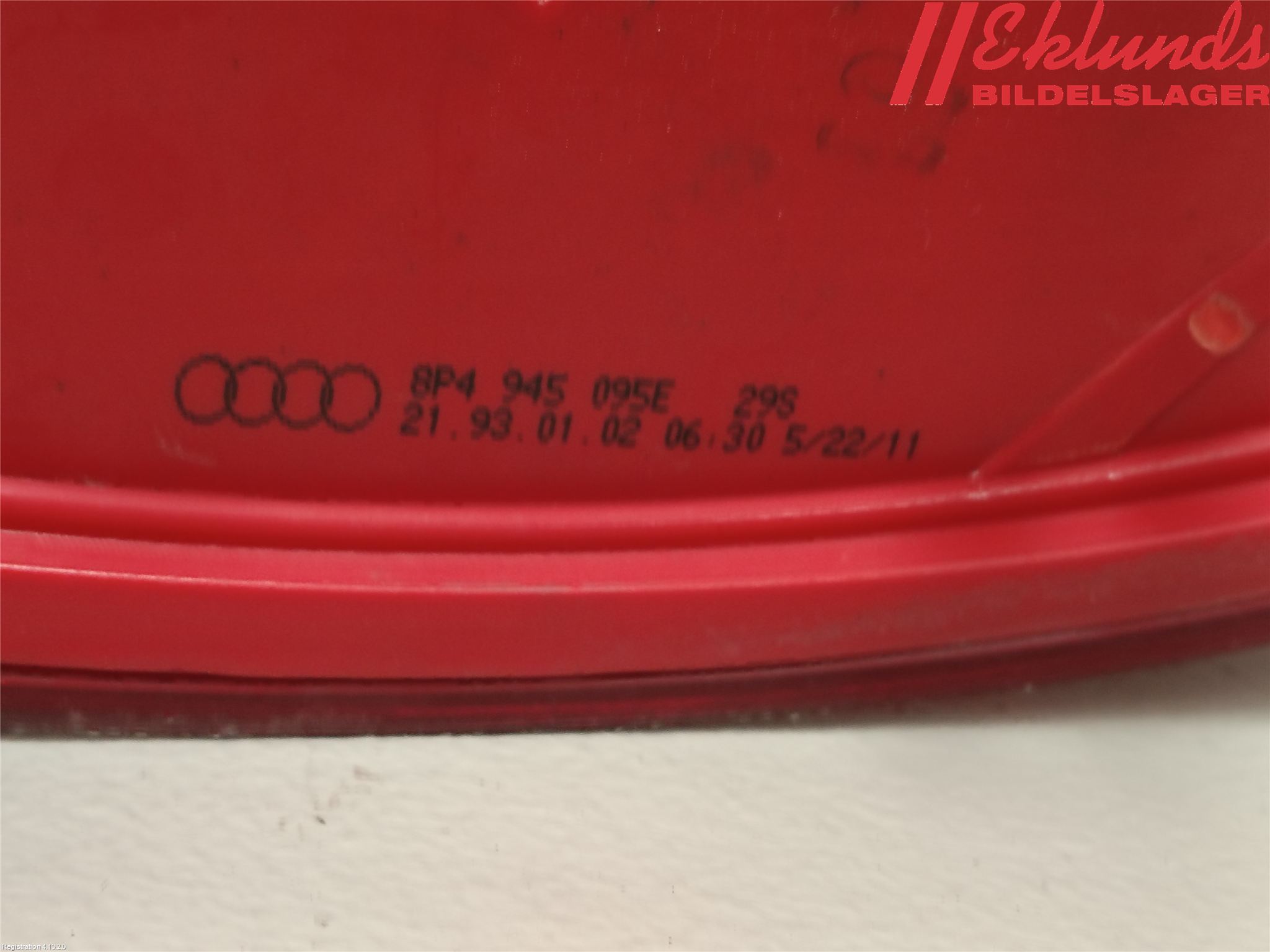 Audi A3/S3 05-13 Bakljus Vänster