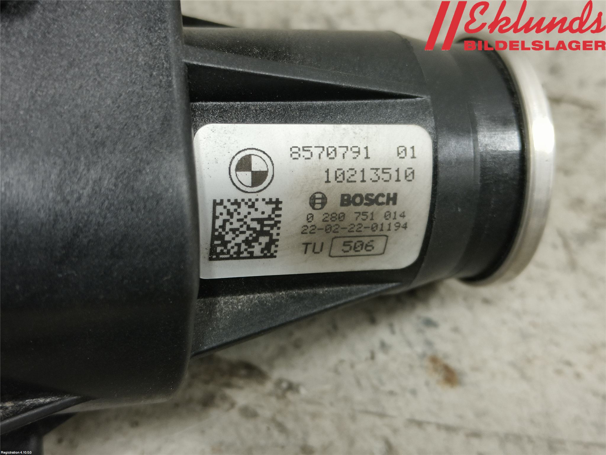 BMW 5 F10/F11/F18 09-17 Inj Virvelspjäll Ställmotor