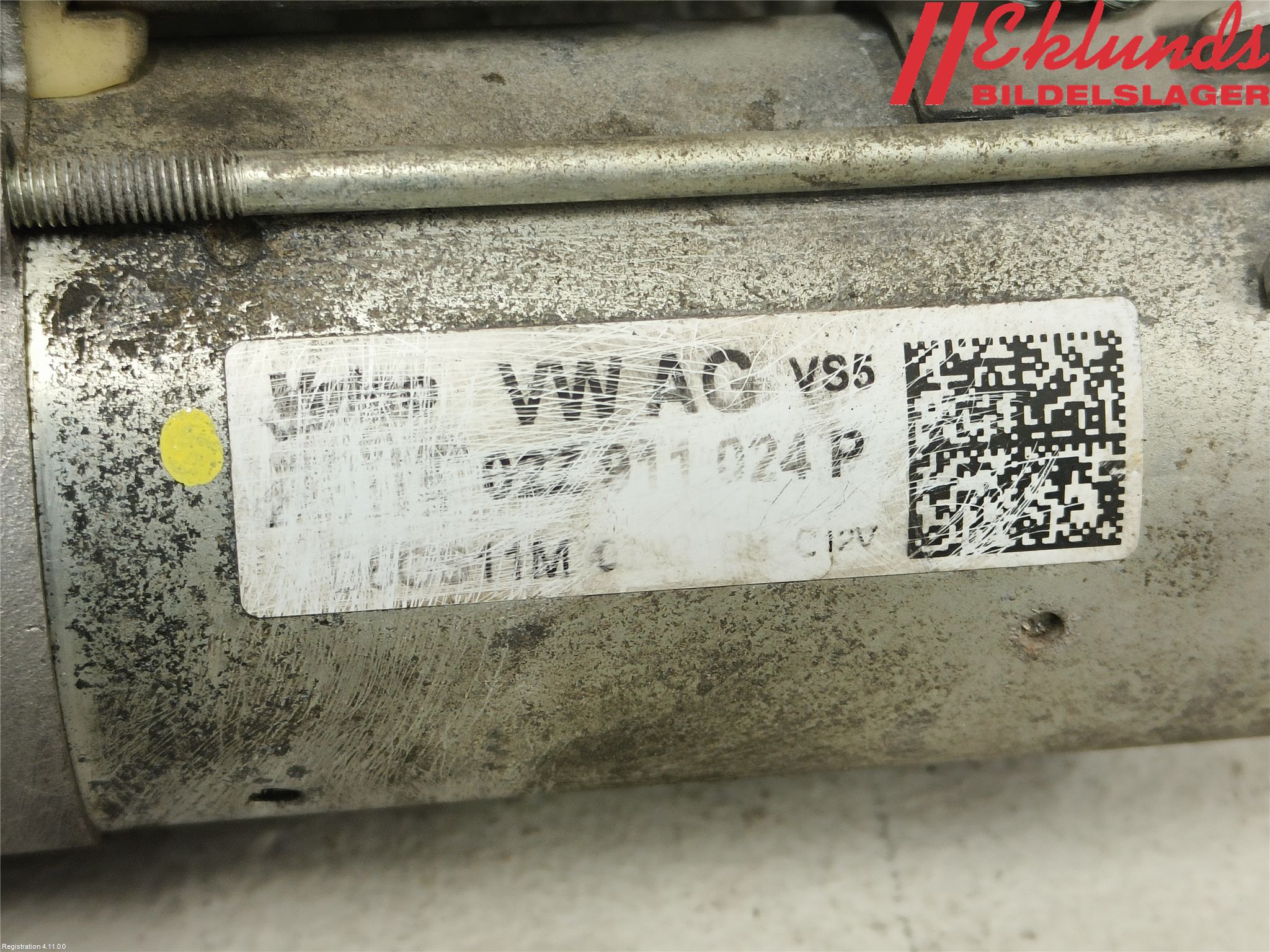 Volkswagen VW TOURAN 10-15 Startmotor