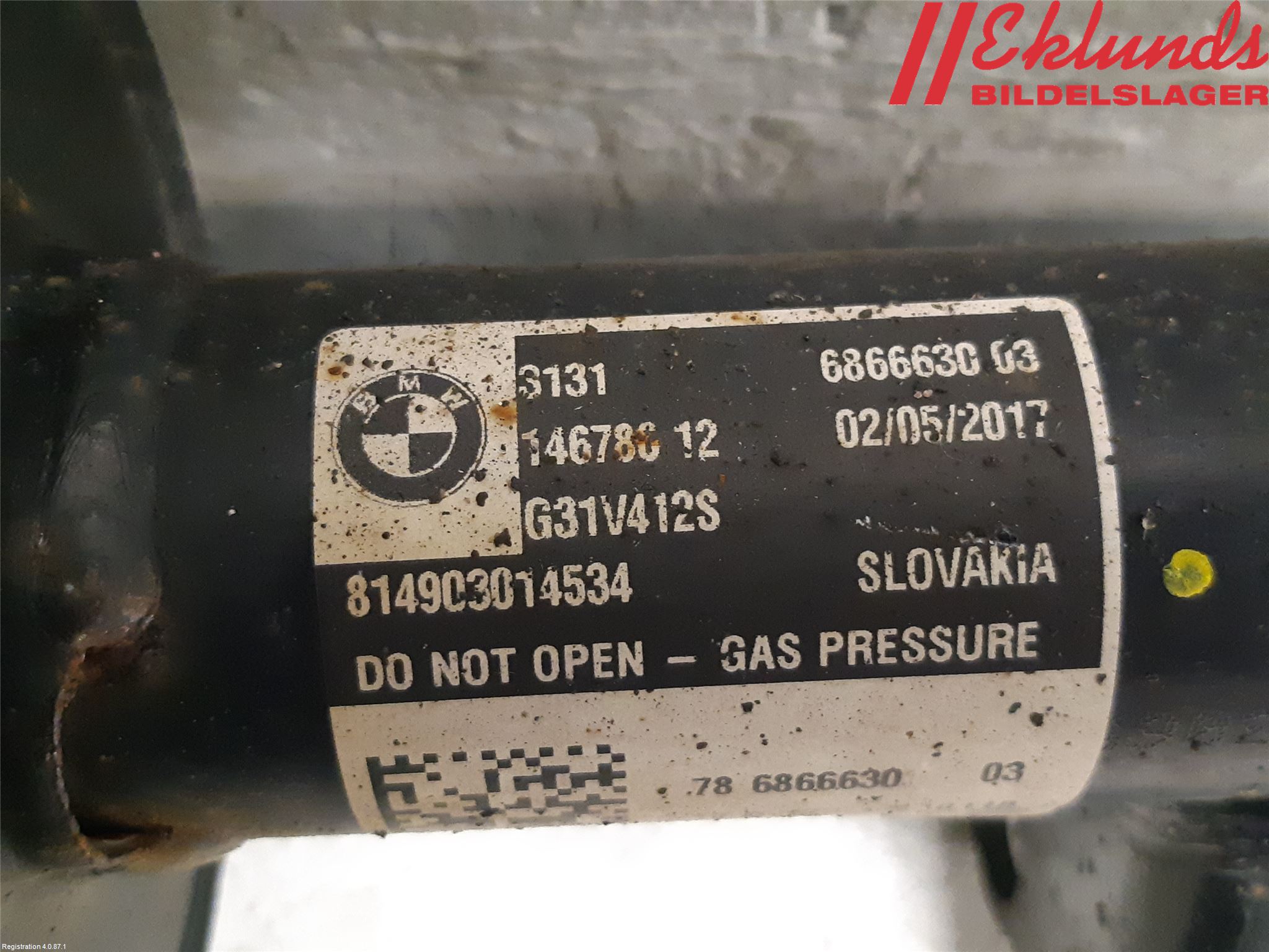 BMW 5 G30/G31/F90 17-23 Fjäderben Fram Höger