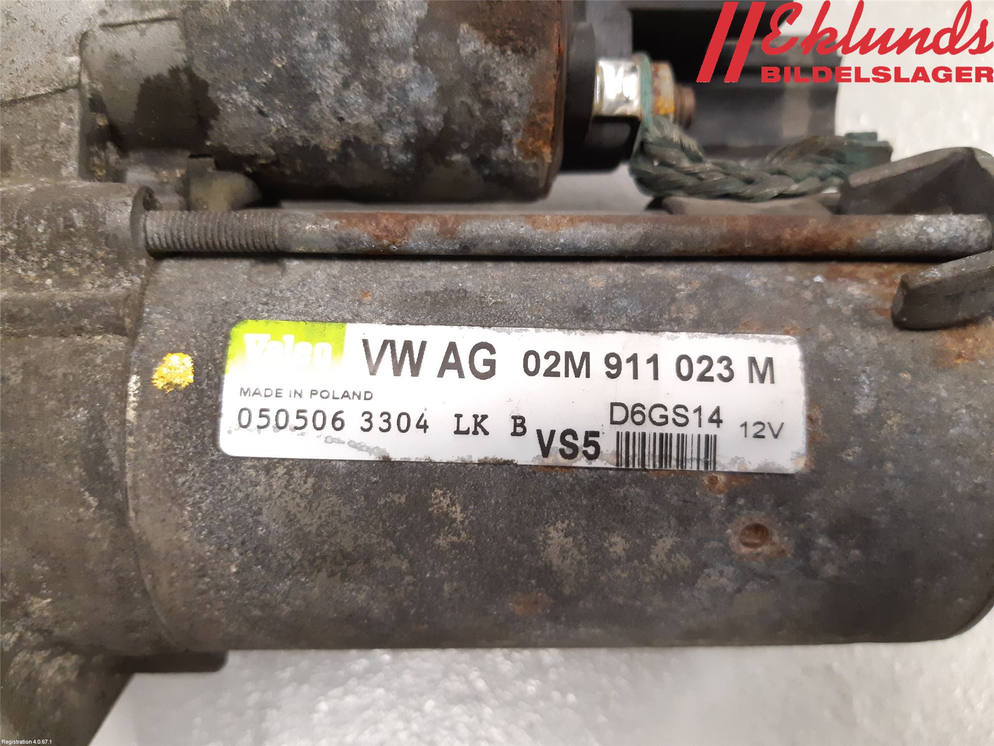 Audi A3/S3 05-13 Startmotor