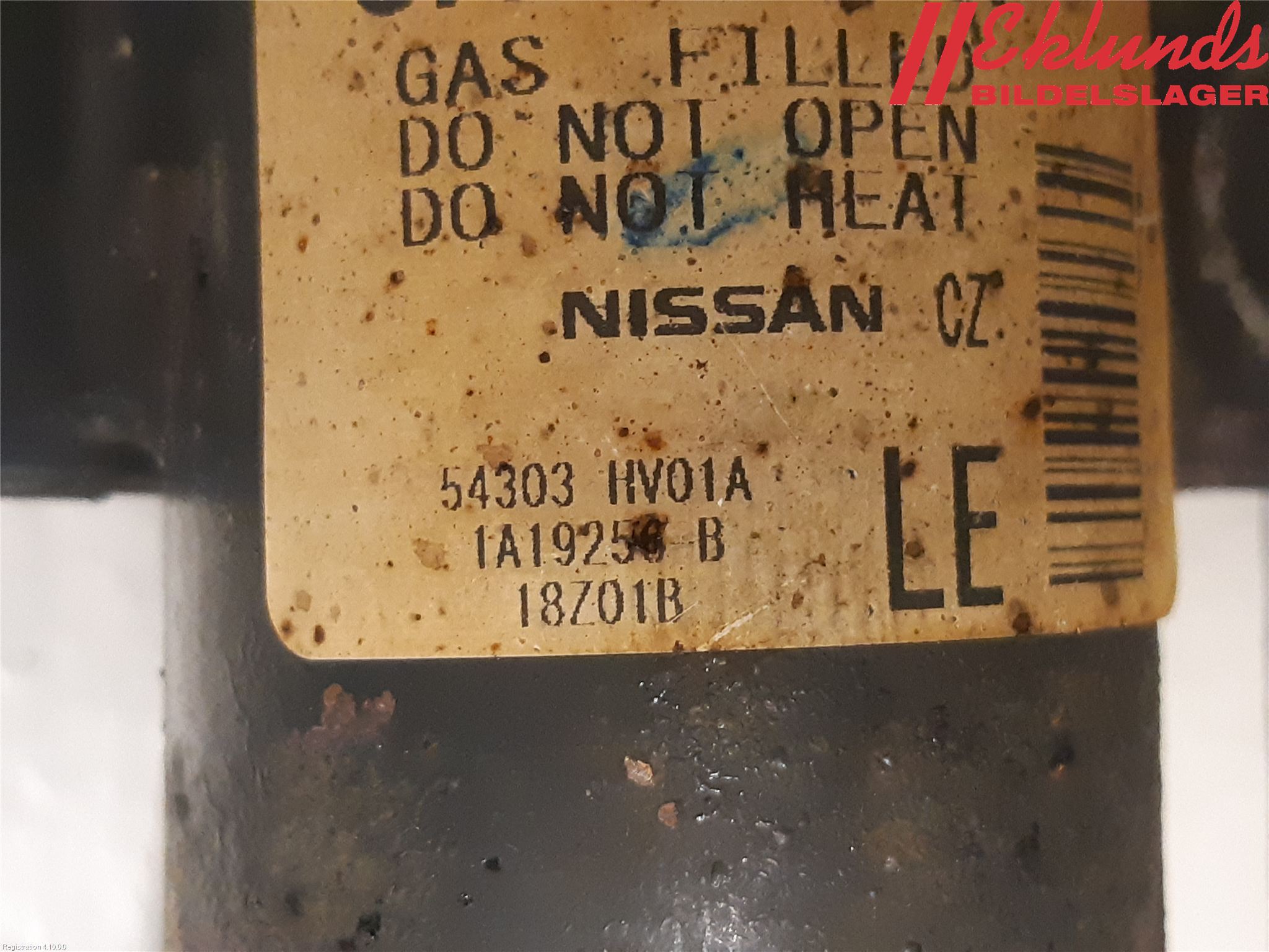 Nissan QASHQAI 17-21 Fjäderben Fram Vänster