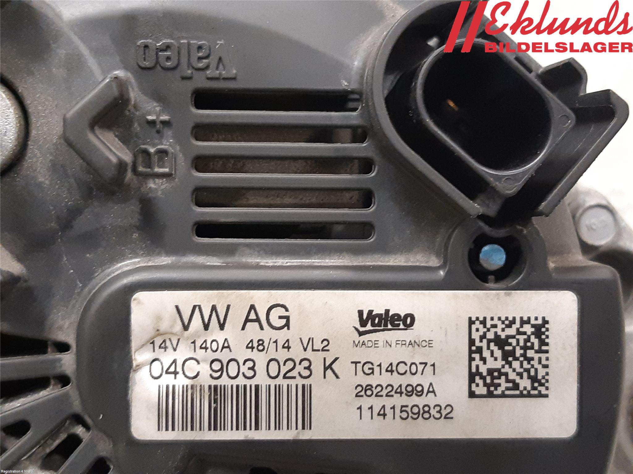 Volkswagen VW GOLF / E-GOLF VII 13-20 Generator