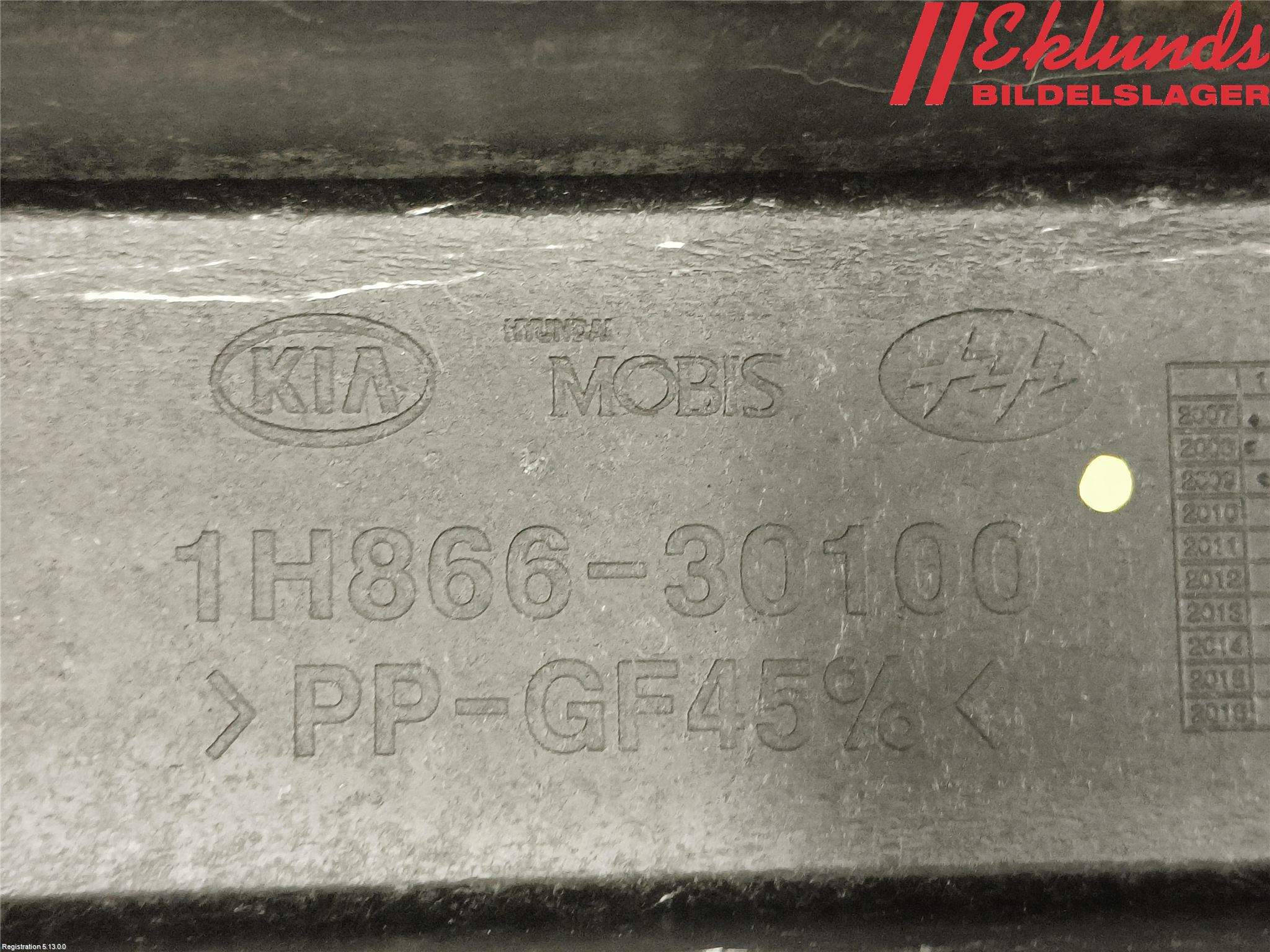 Kia CEED 06-12 Stötfångarbalk Bak