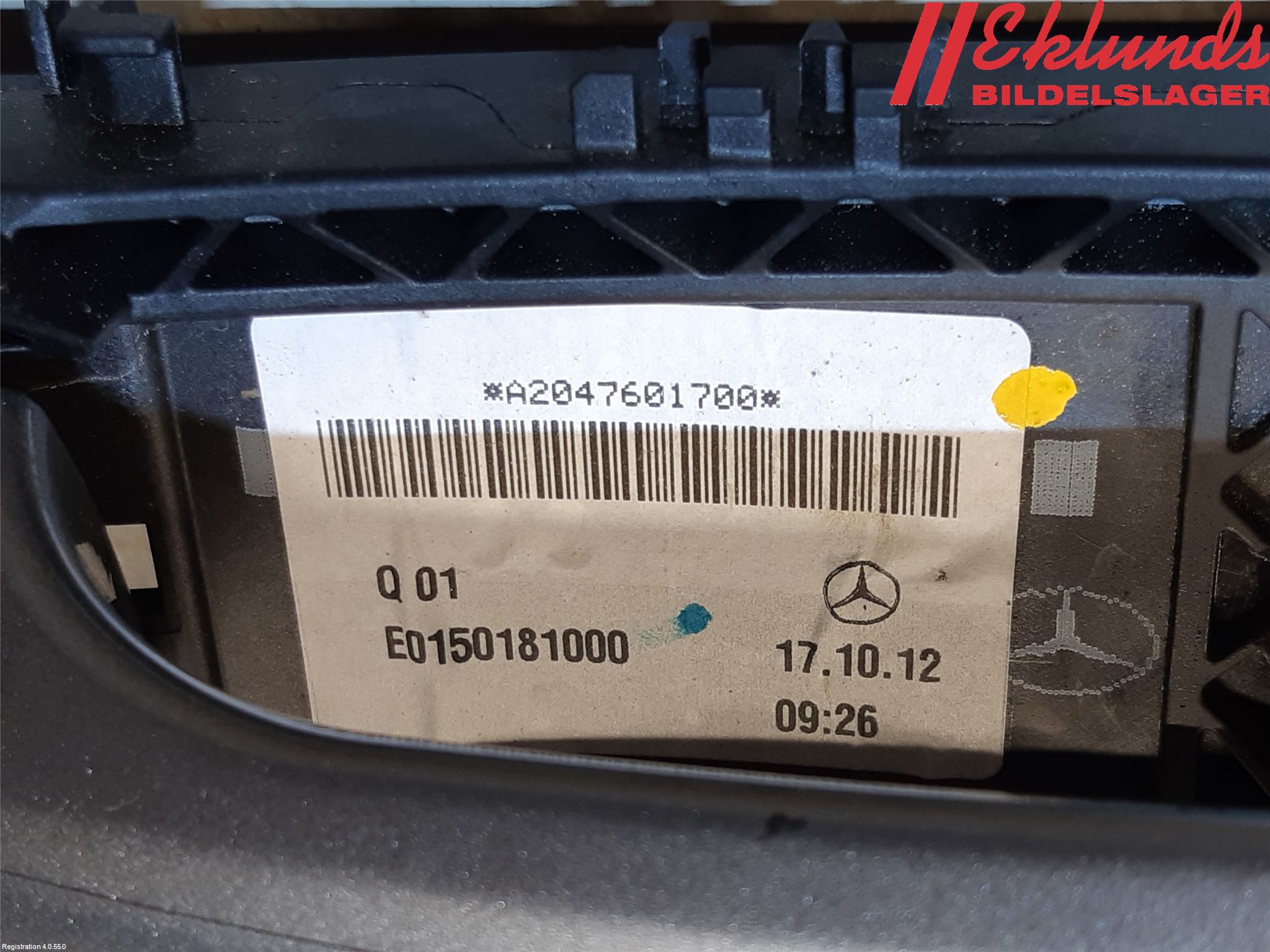 Mercedes-Benz MB A-KLASS (W176) 13-18 Dörrhandtag Yttre Vä