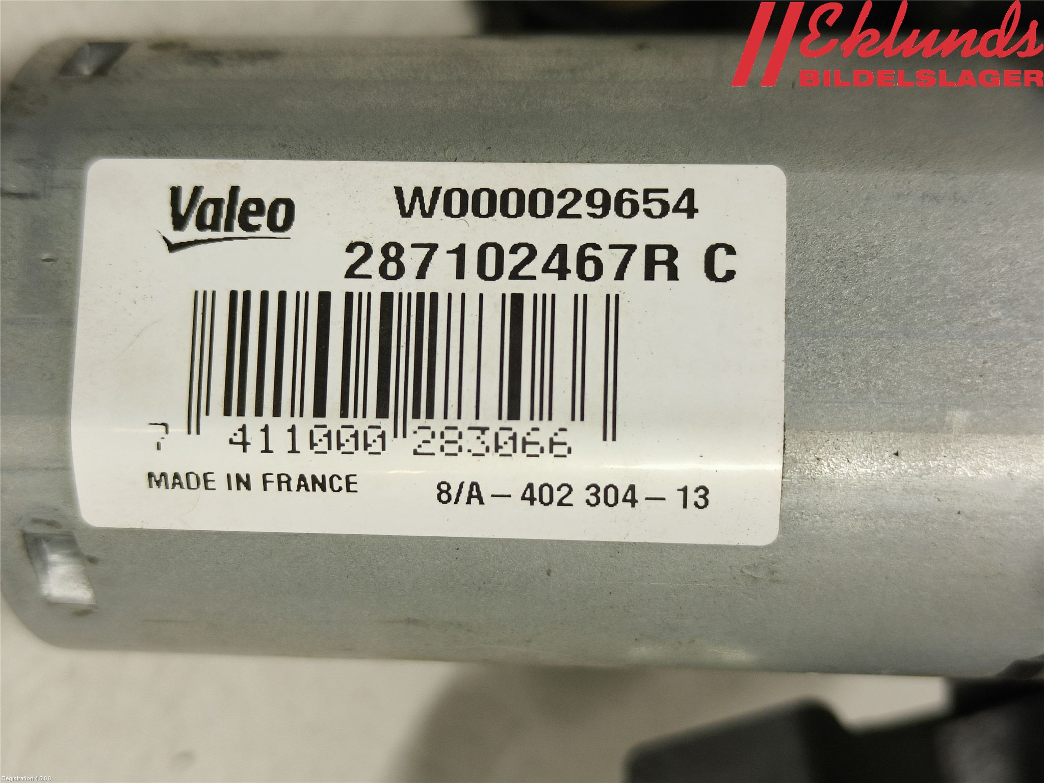 Dacia LOGAN MCV/STEPWAY Torkarmotor Baklucka