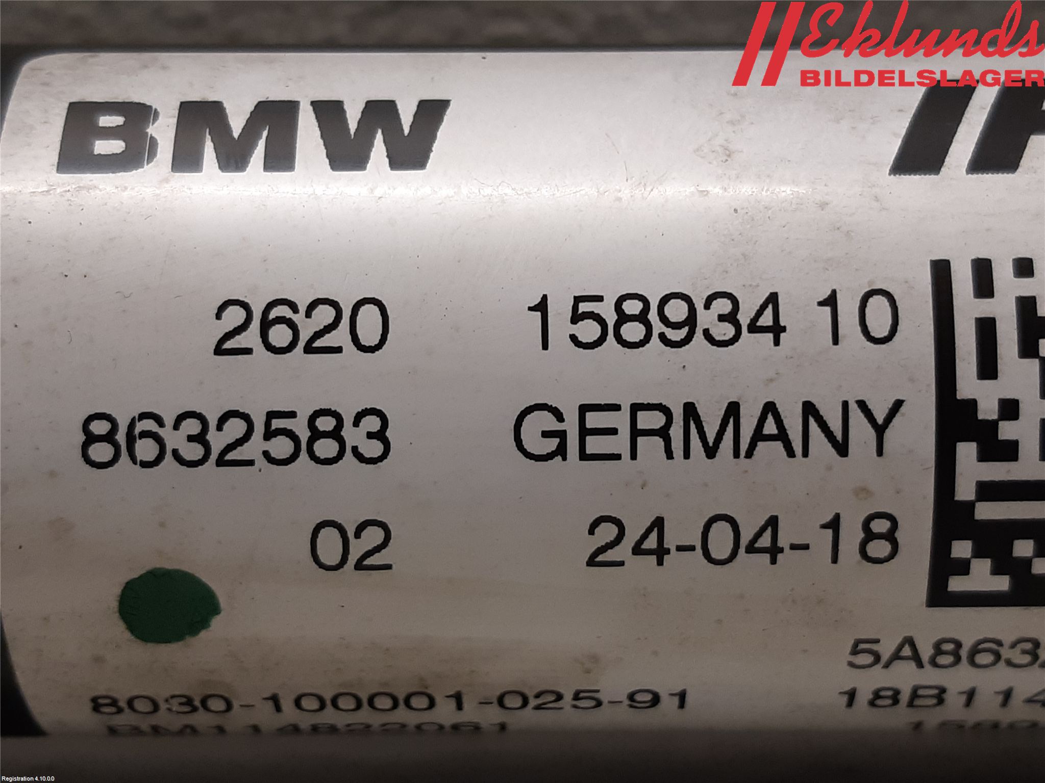 BMW 5 G30/G31/F90 17-23 Mellanaxel Främre 4Wd