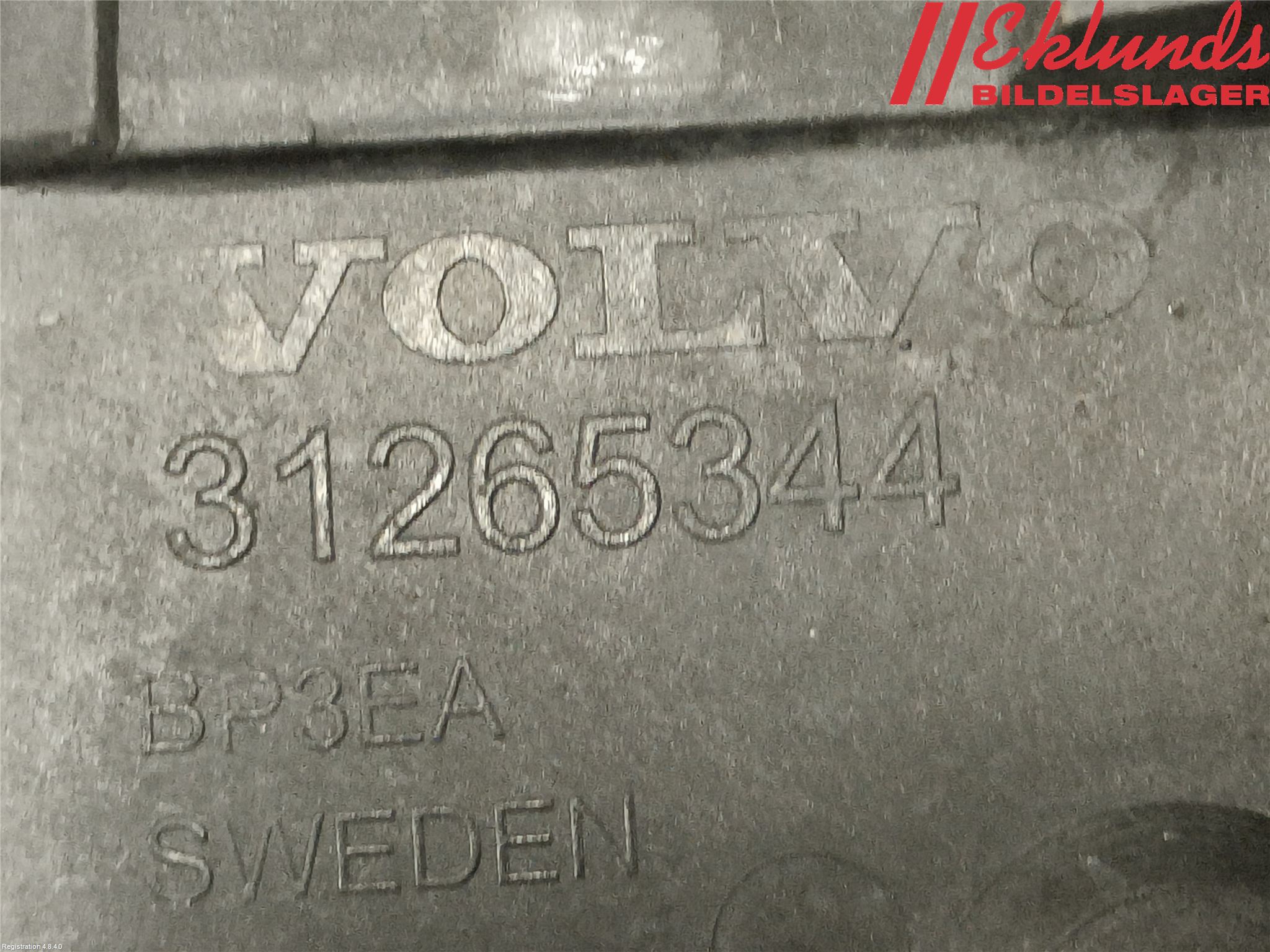 Volvo S80 07-13 Stötfångarfäste Fram Vä