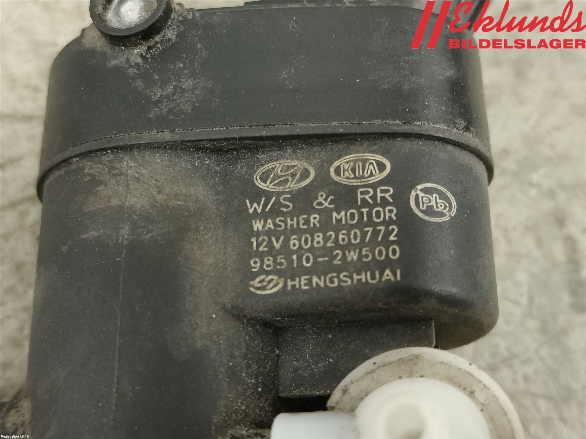 Kia PICANTO 17- Spolarpump Vindruta