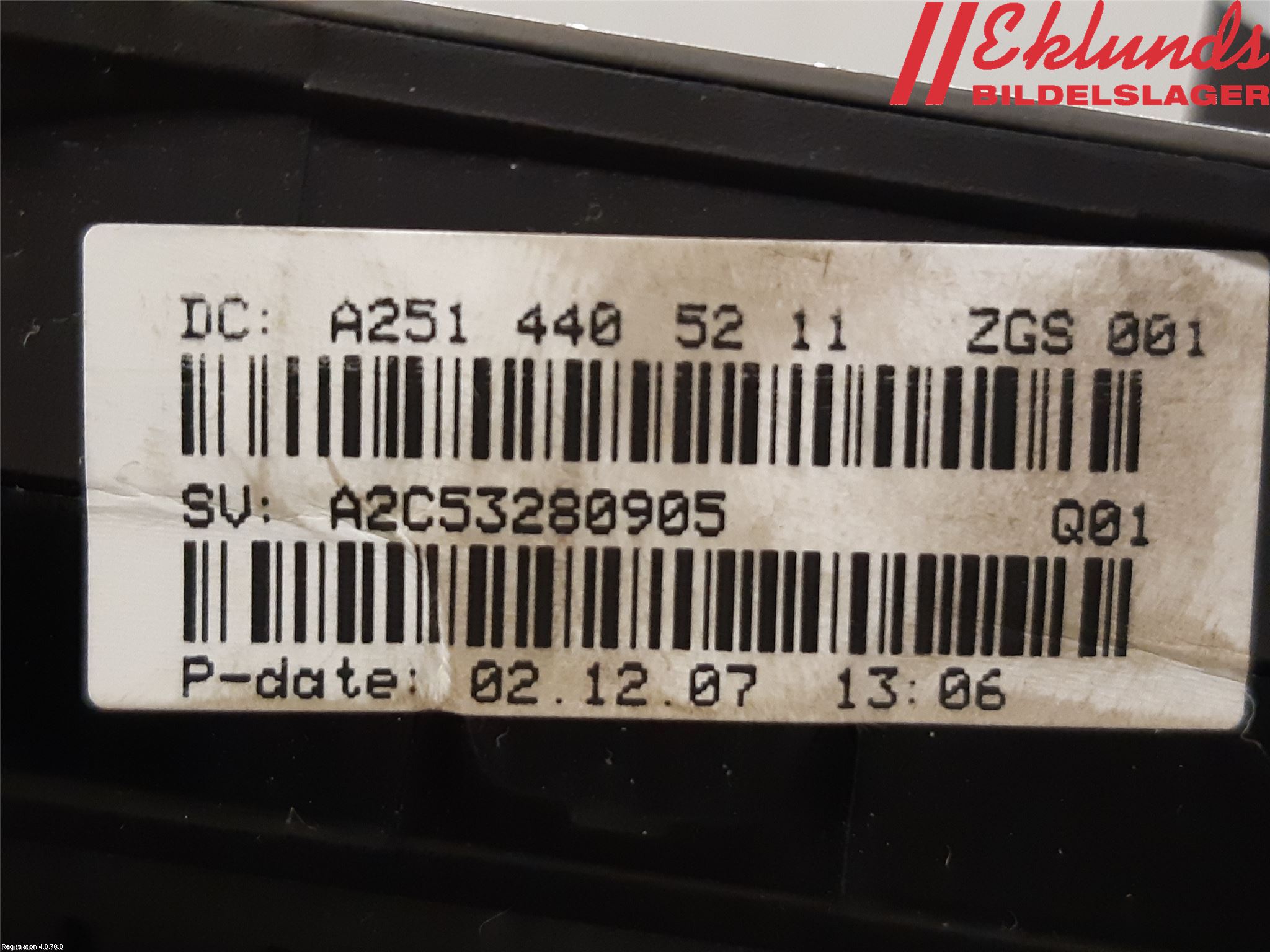 Mercedes-Benz MB ML (W164) 05-11 Instrument Komb