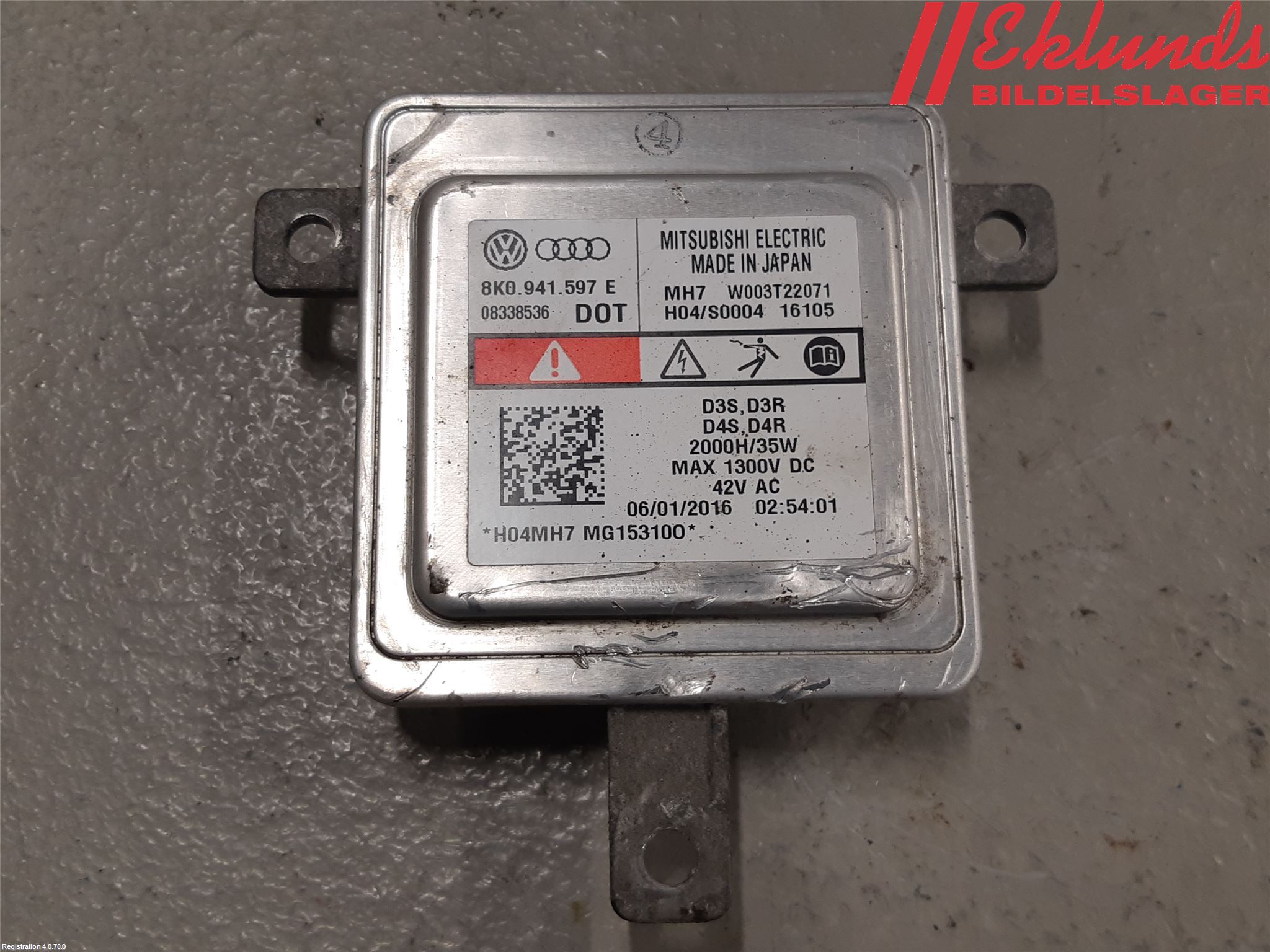 Volkswagen VW GOLF / E-GOLF VII 13-20 Styrenhet Strålkastare