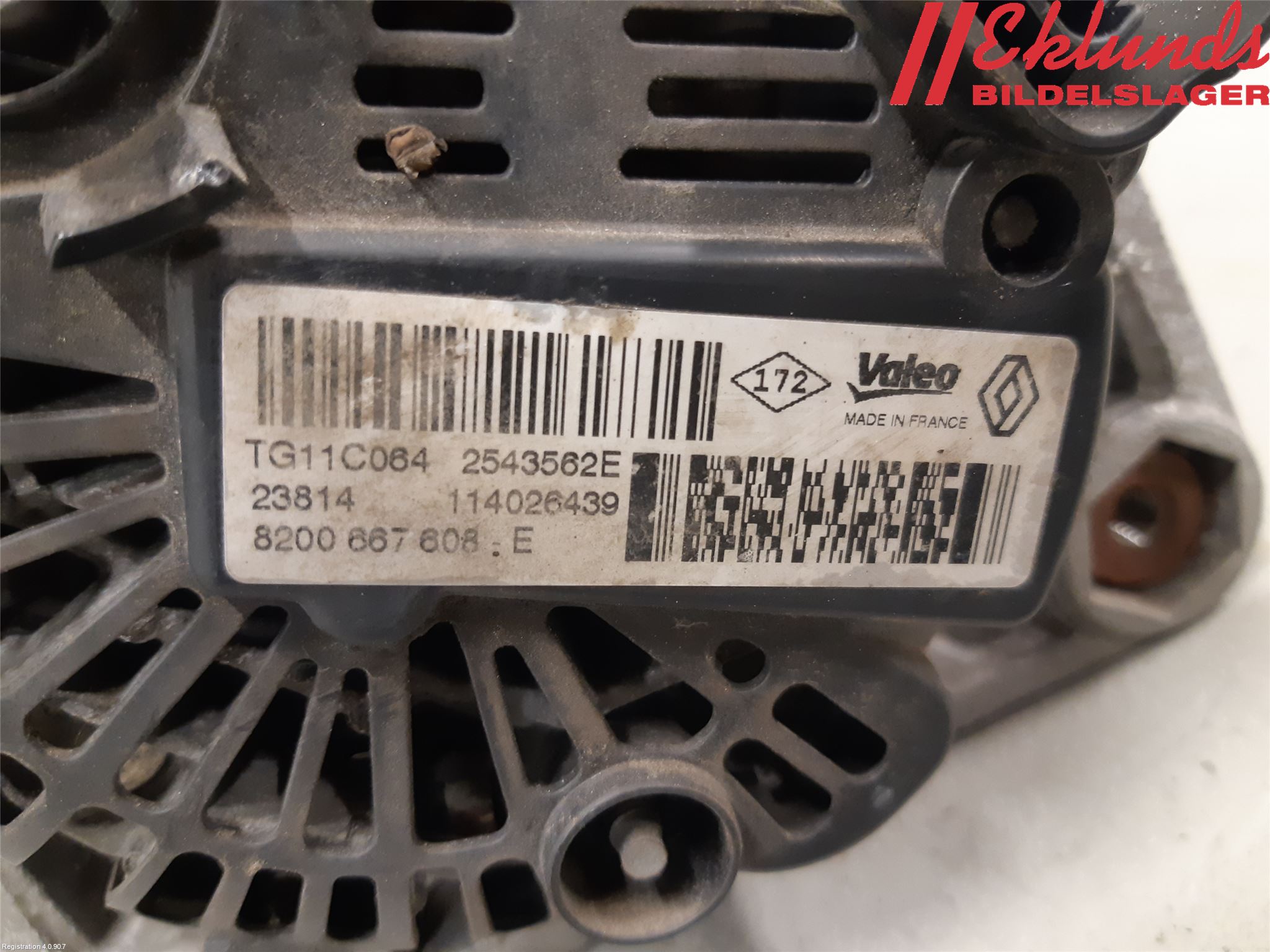 Dacia DUSTER 10-17 Generator