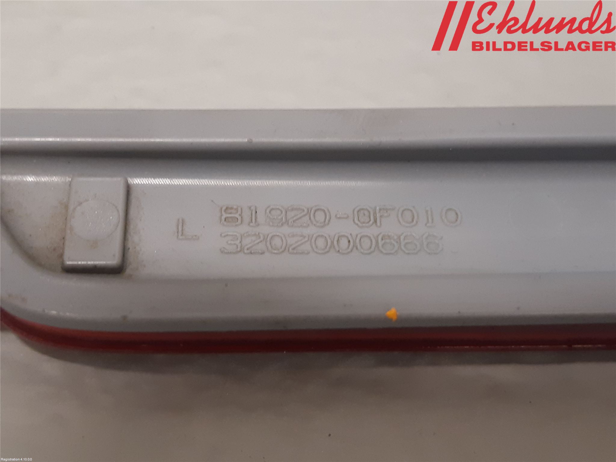 Toyota AYGO 15-21 Dimljus/Reflex Bak