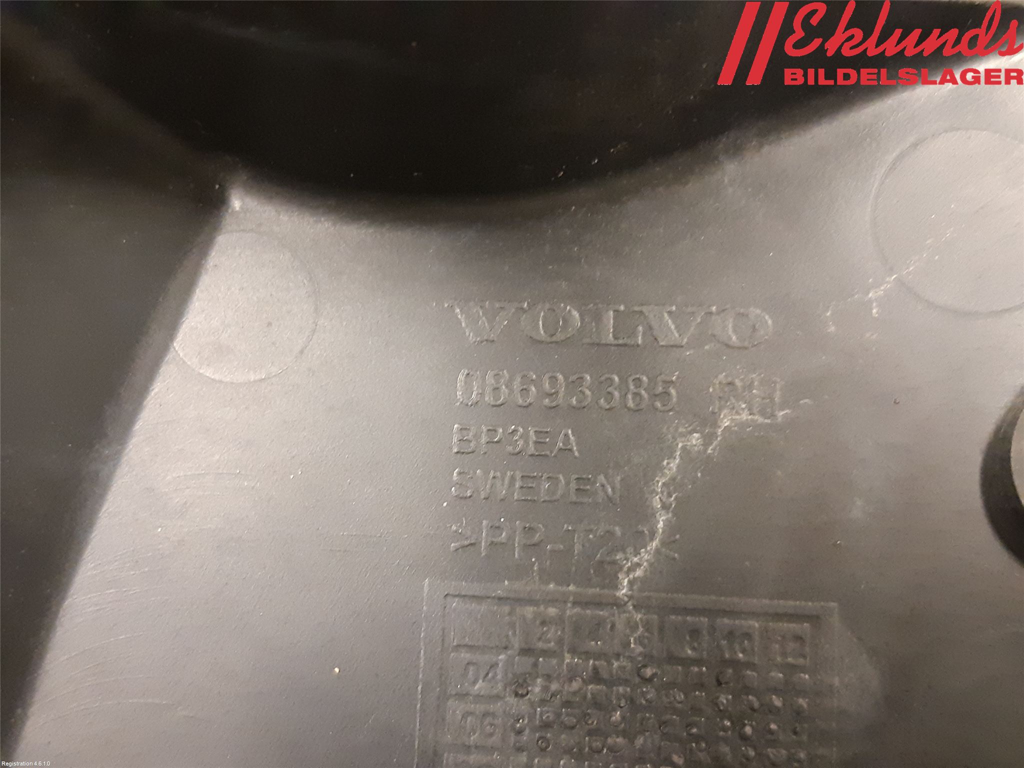 Volvo V70 05-08 Stötfångarfäste Bak Hö