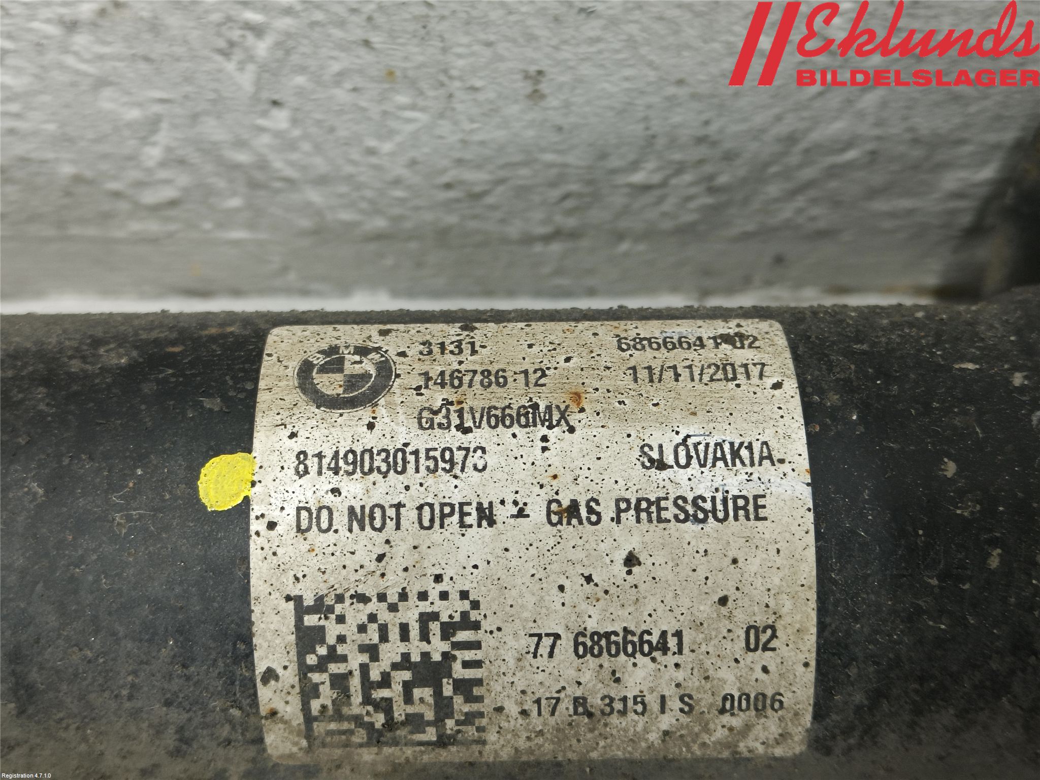 BMW 5 G30/G31/F90 17-23 Fjäderben Fram Vänster