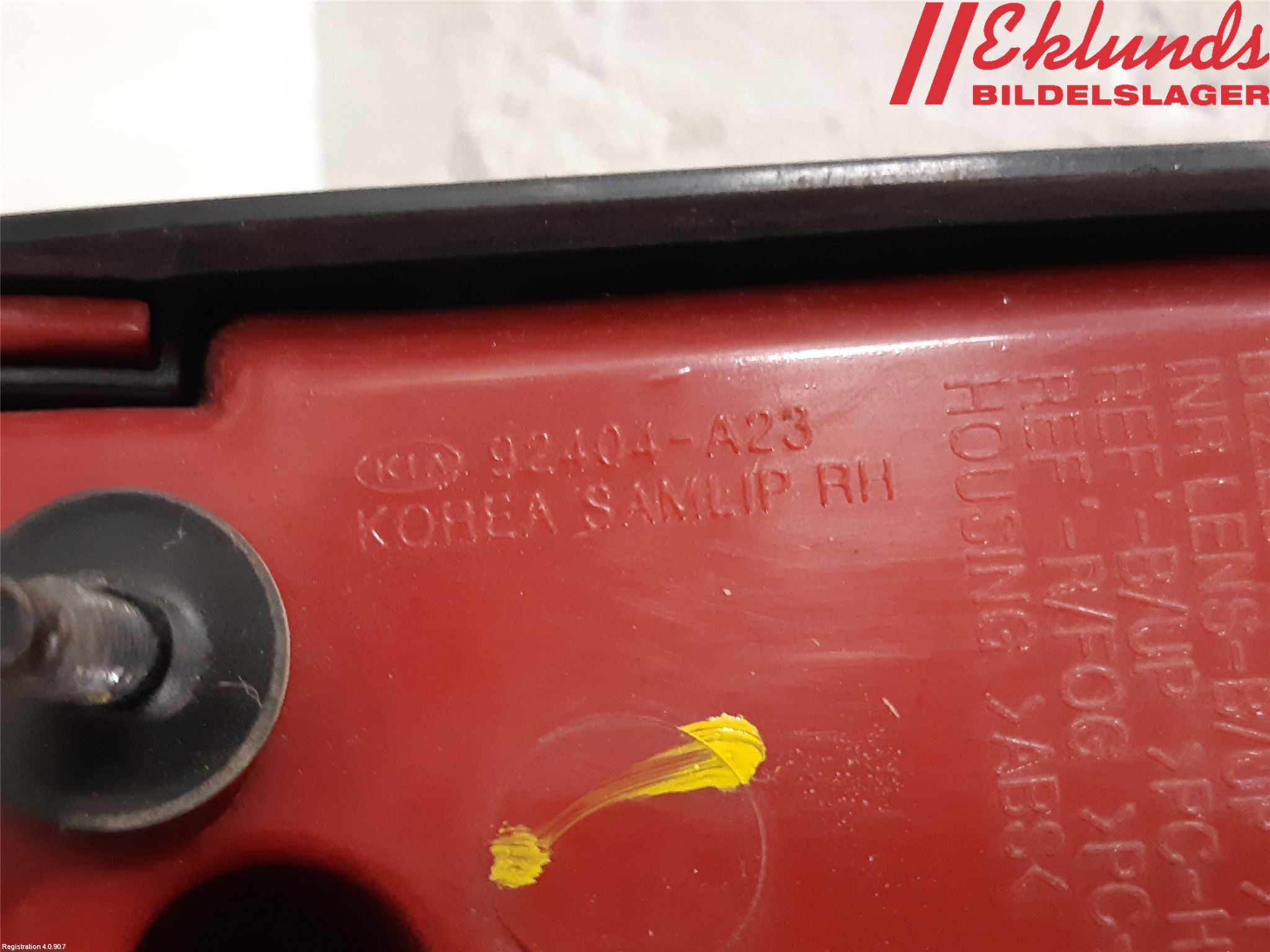 Kia CEED 12-18 Bakljus Lucka Hö