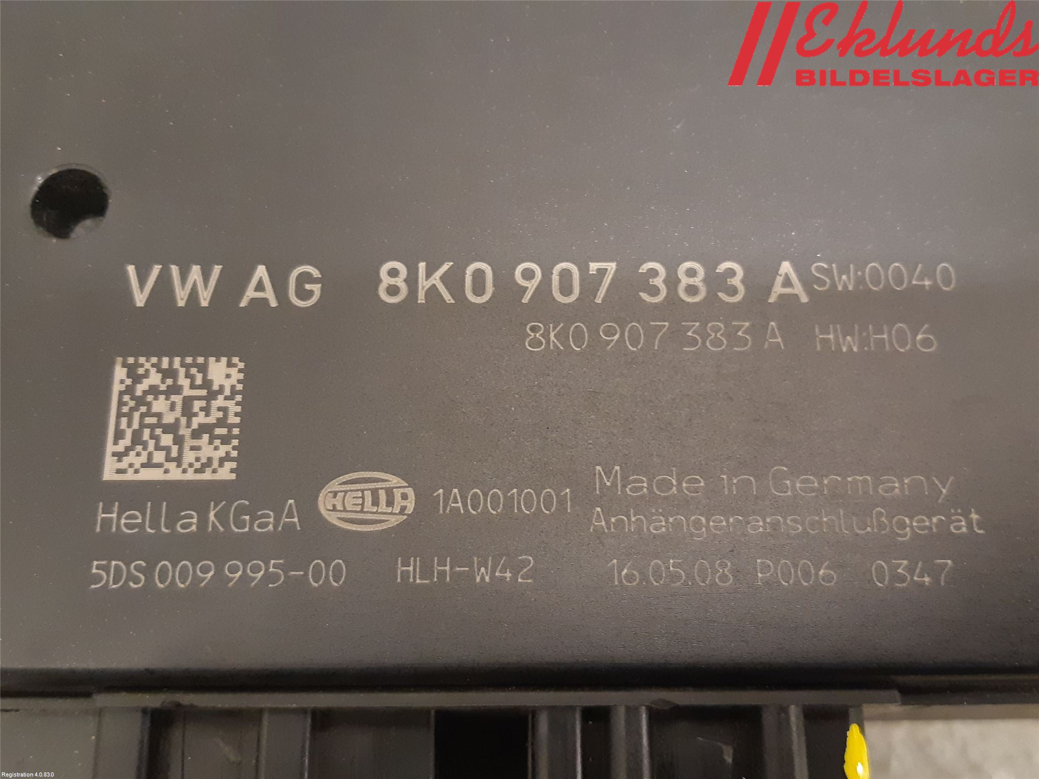 Audi A4/S4 08-11 Styrenhet Dragkrok