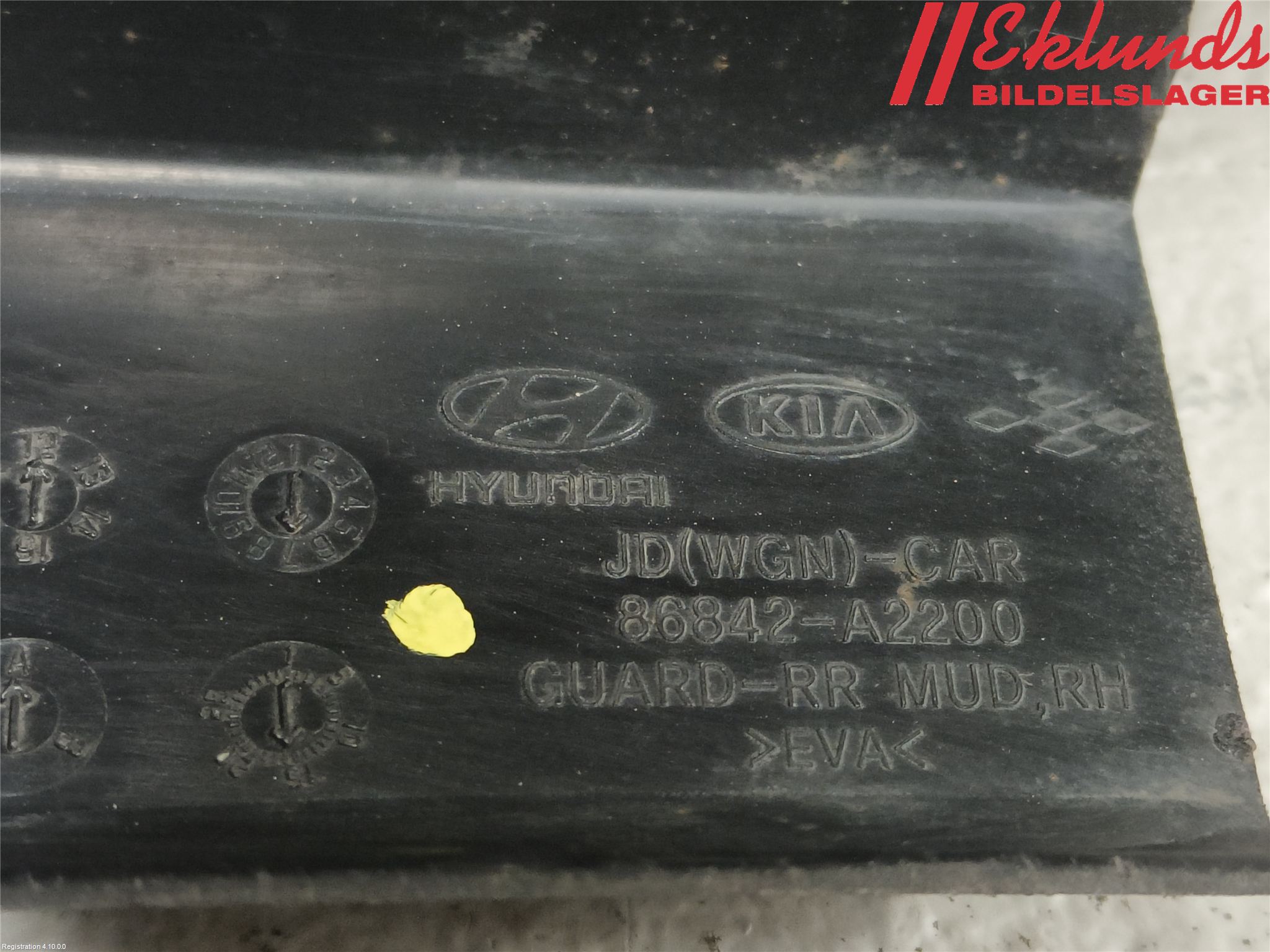 Kia CEED 12-18 Stänkskydd