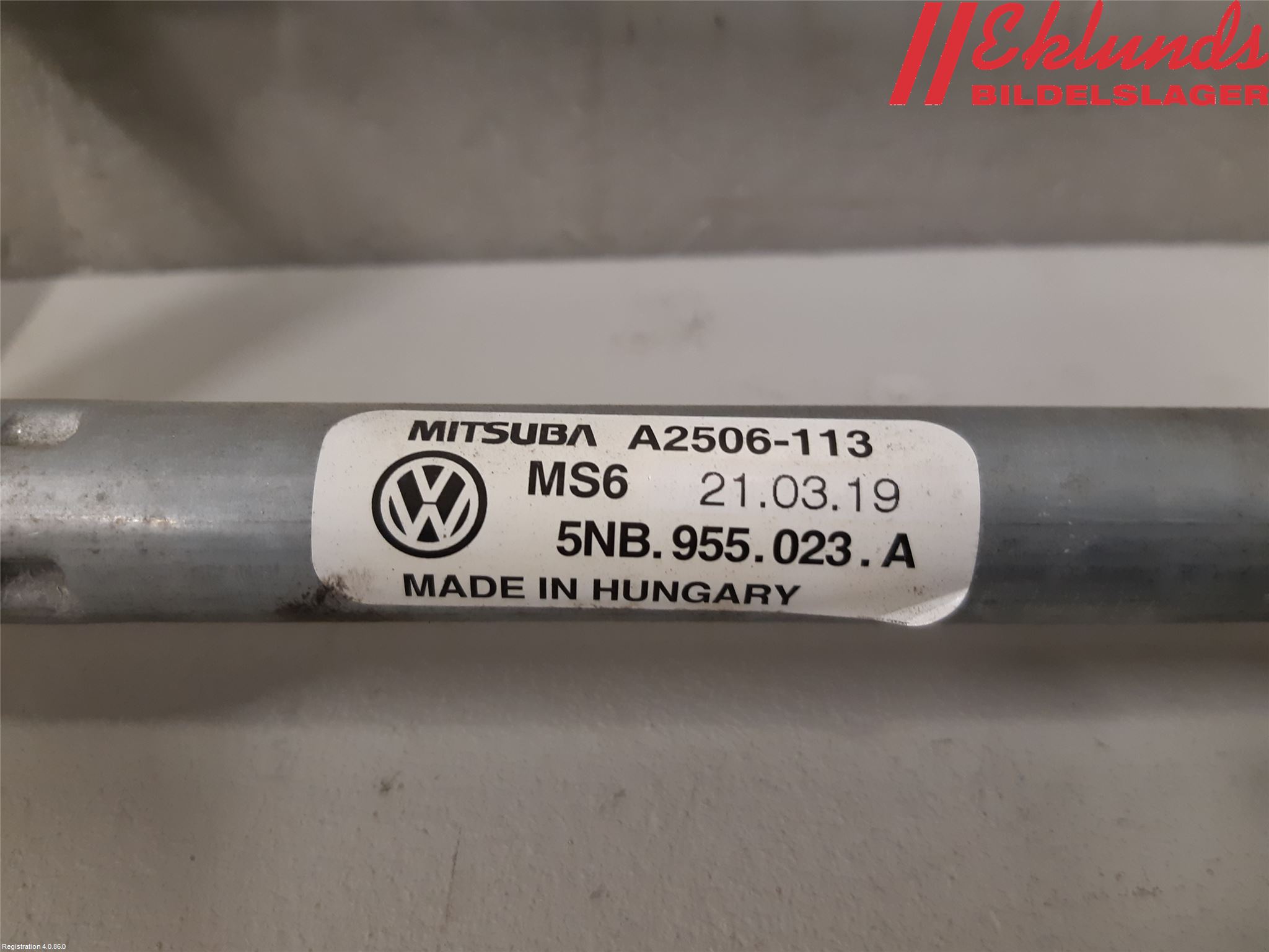 Seat TARRACO 19- Torkarmekanism Vindruta