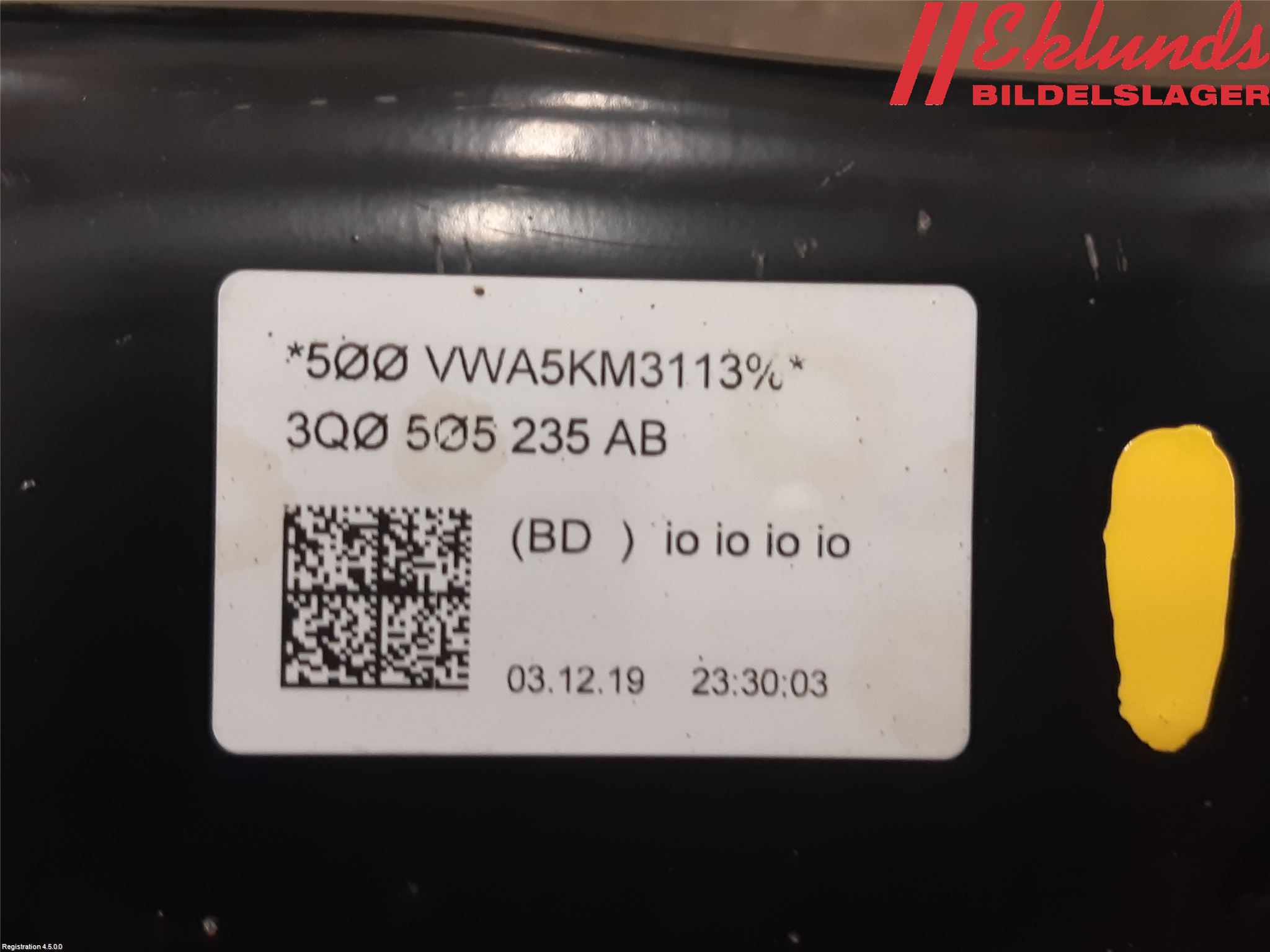 Volkswagen VW PASSAT 20-24 Bakaxelbalk