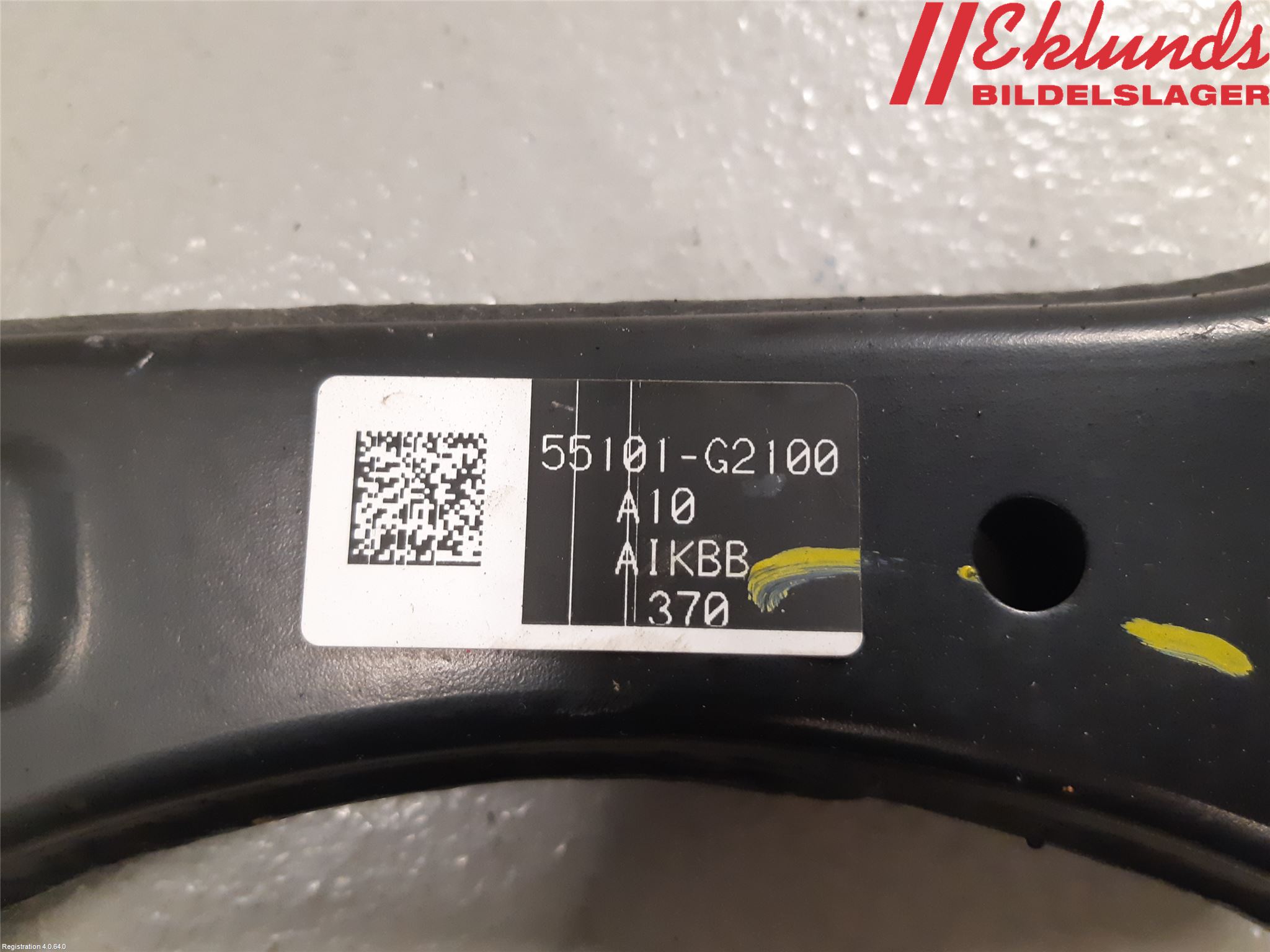Kia NIRO (DE) 17-22 Bärarm Bak Höger
