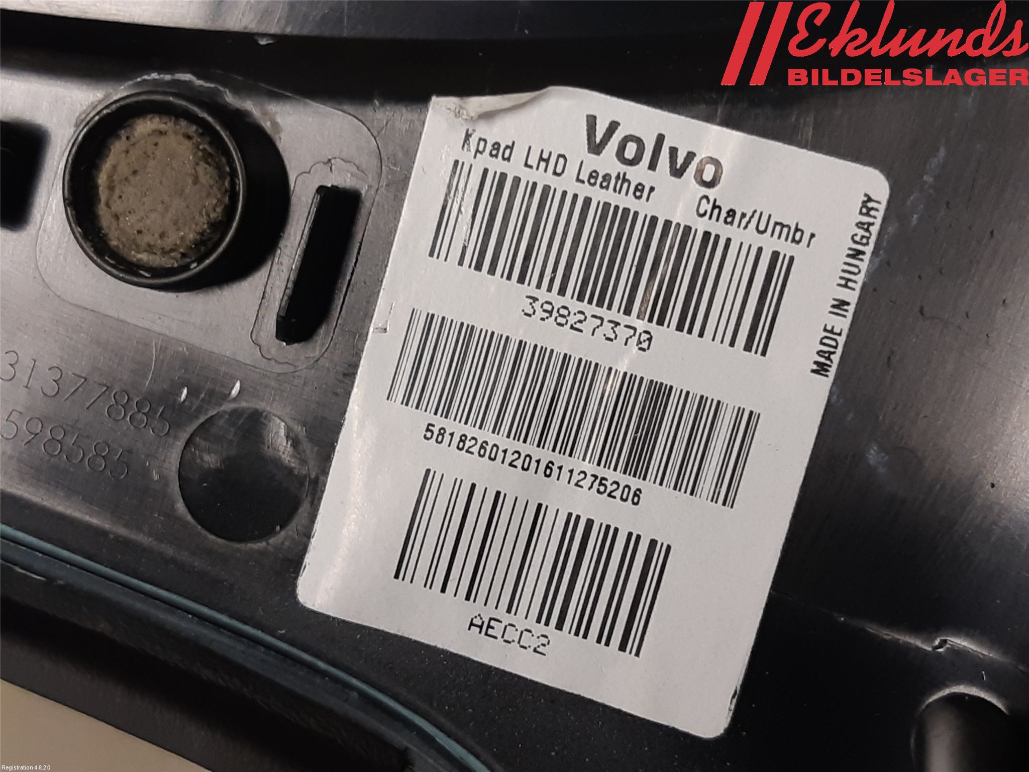 Volvo XC90/RECHARGE 16- Inr Tunnelfack