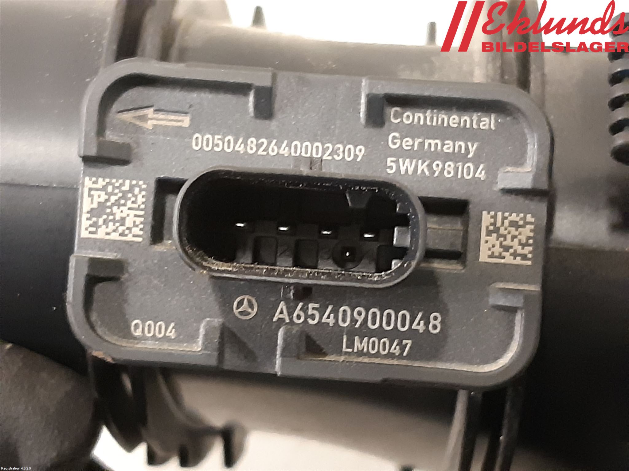 Mercedes-Benz MB C-KLASS (W205) 14-21 Injluftmassamätare
