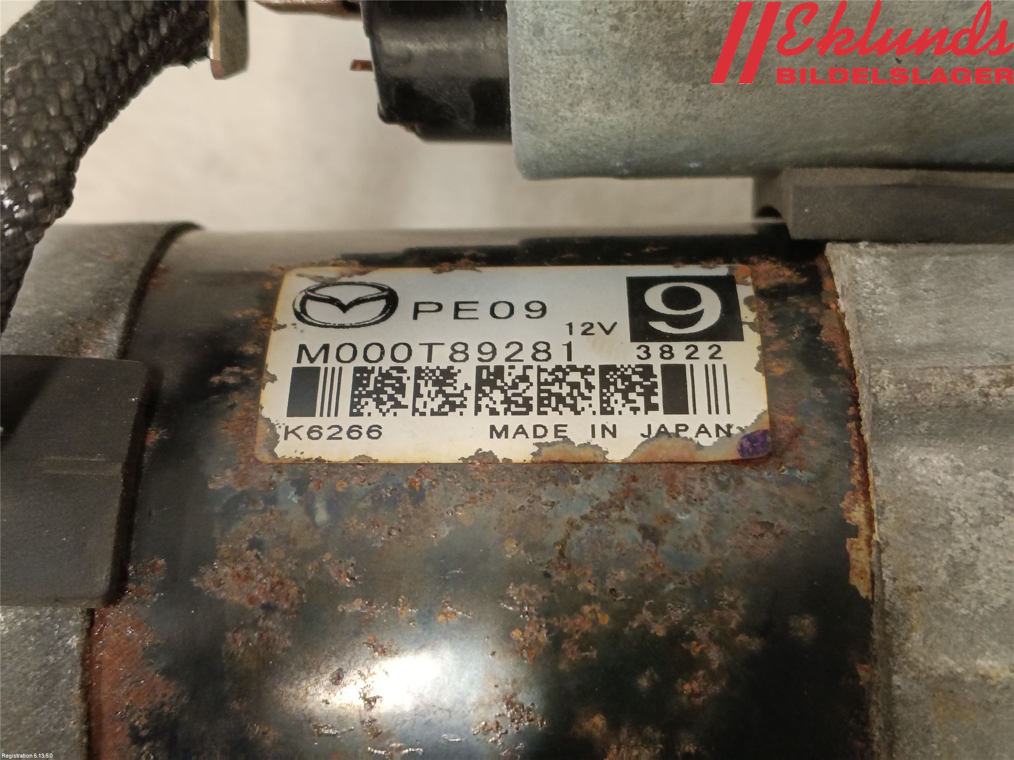 Mazda 3 III 14-19 Startmotor