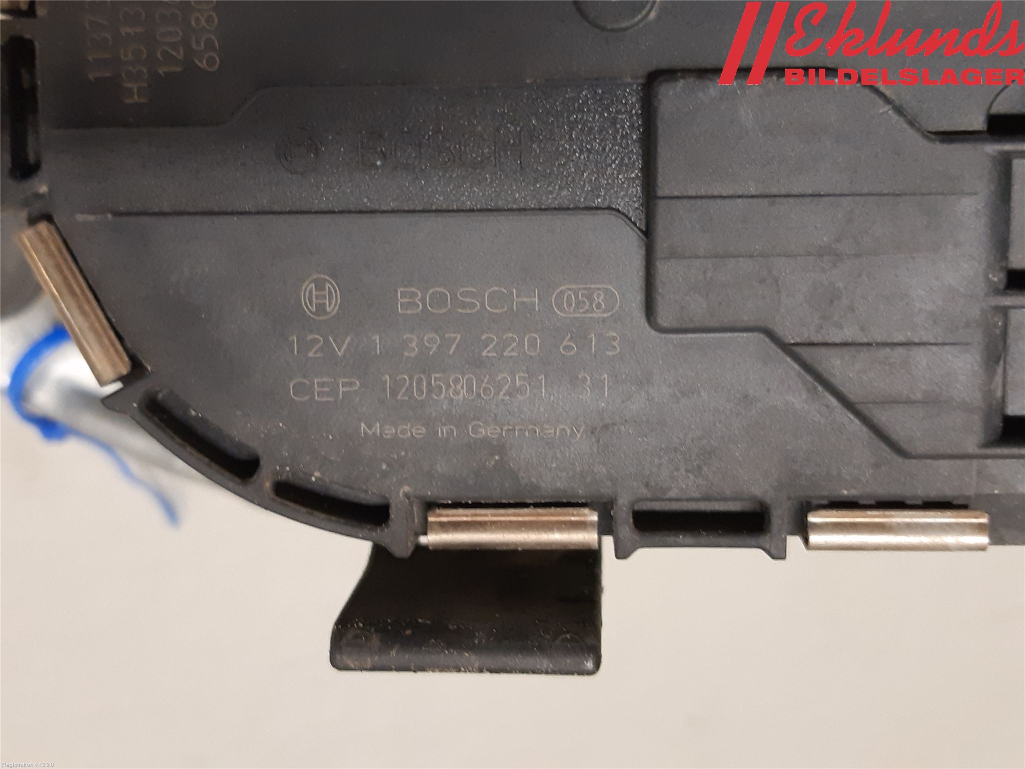 Peugeot 508 11-18 Torkarmotor Vindruta