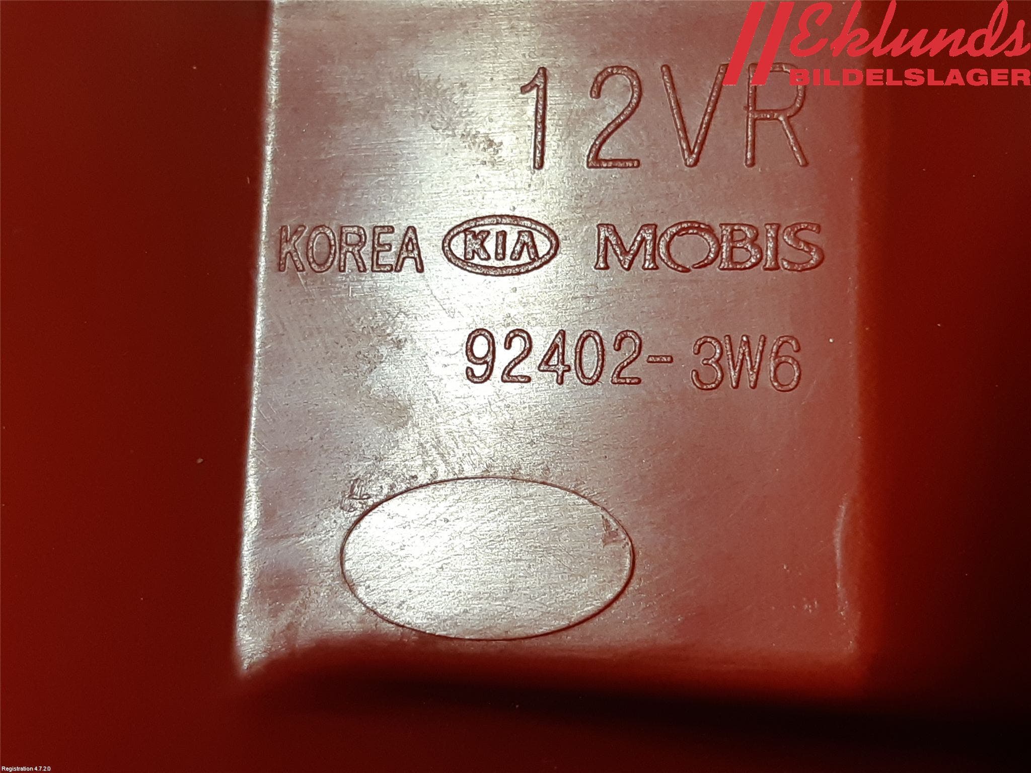 Kia SPORTAGE (SL) 11-15 Bakljus Höger