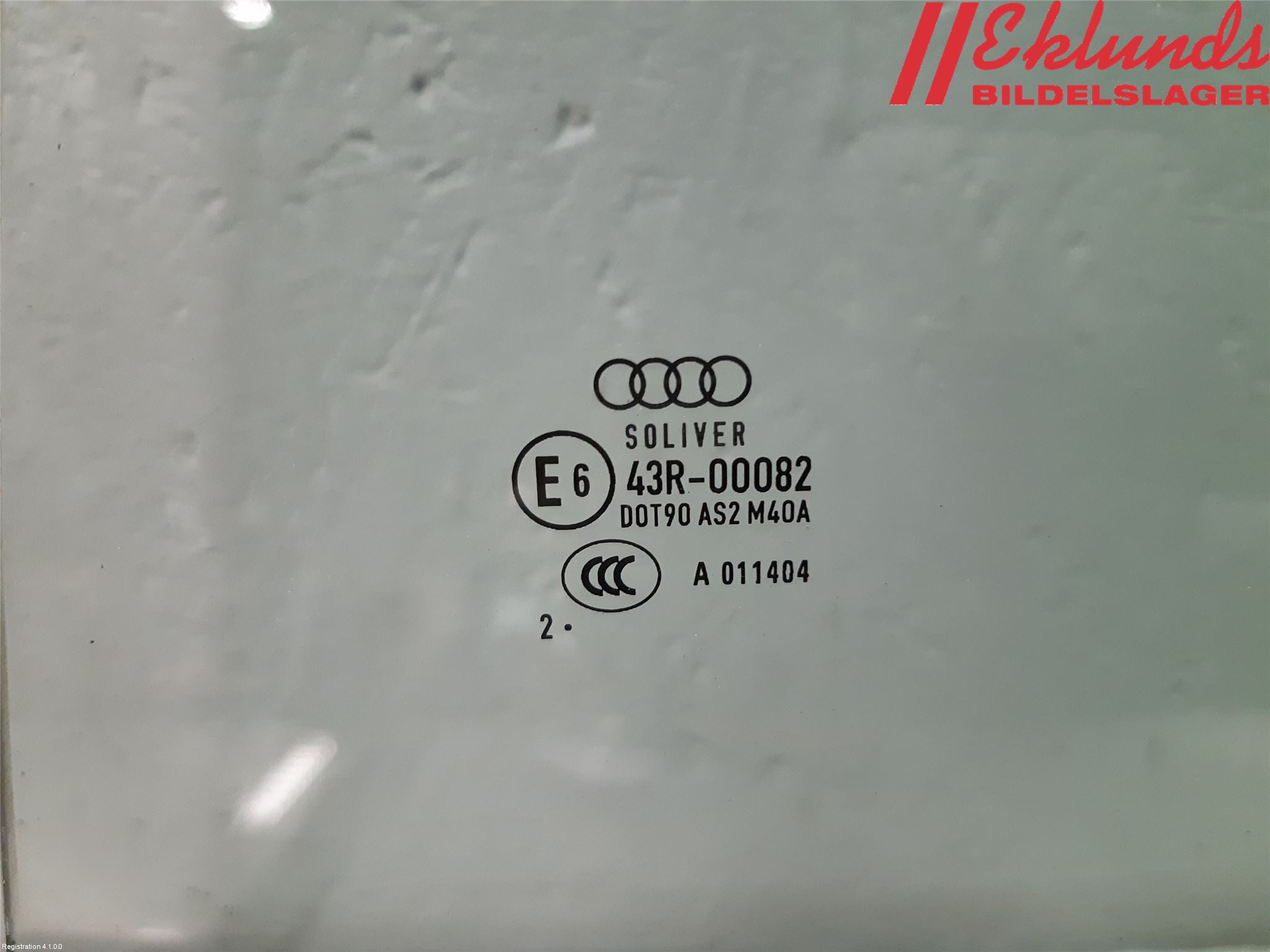 Audi A5 07-16 Dörruta Bak Vänster