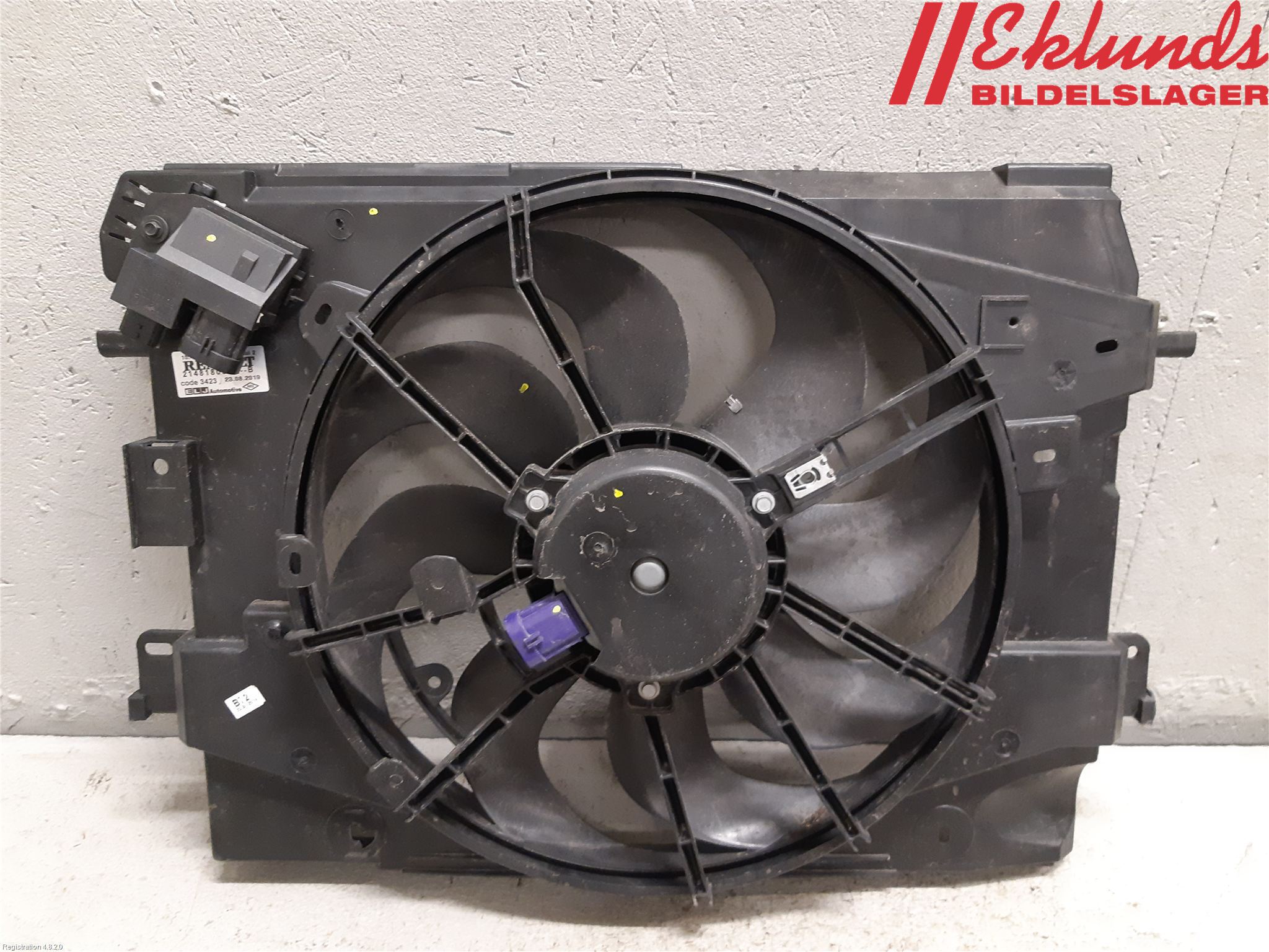 Renault CLIO IV 16-19 Kylfläkt El