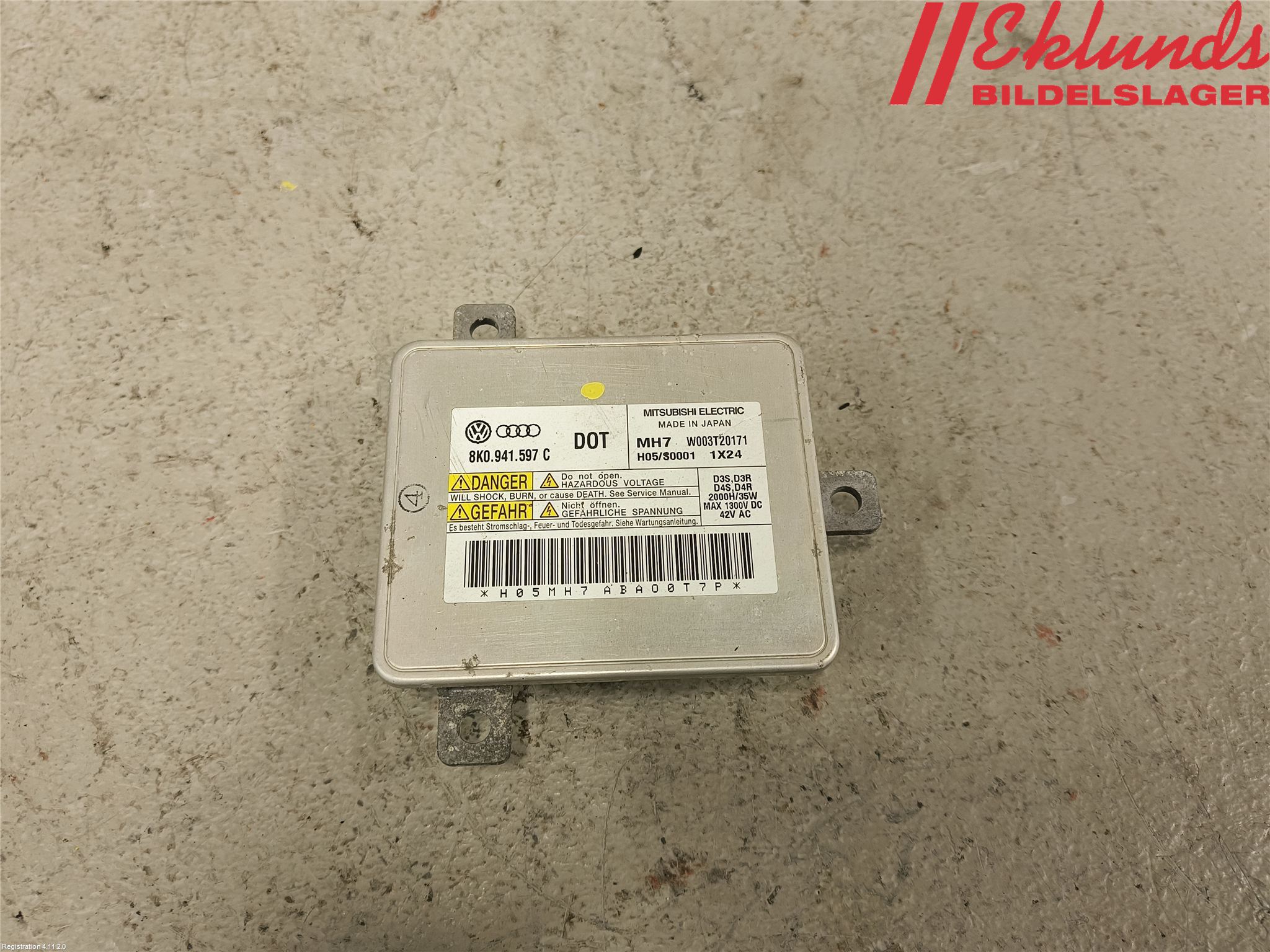 Audi A6/S6 4G 11-18 Styrenhet Strålkastare