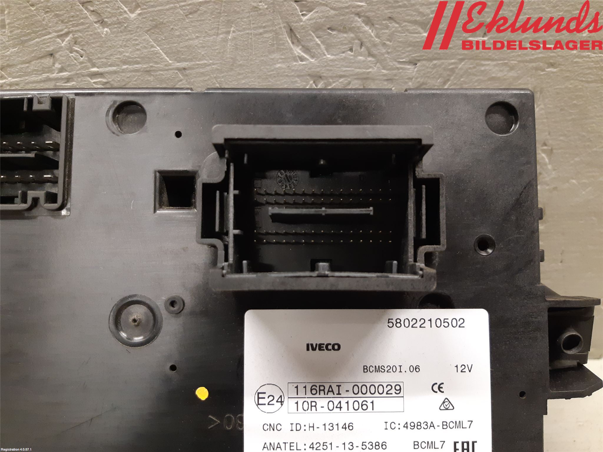 Iveco DAILY 14->> Säkringsdosa-Elcentral