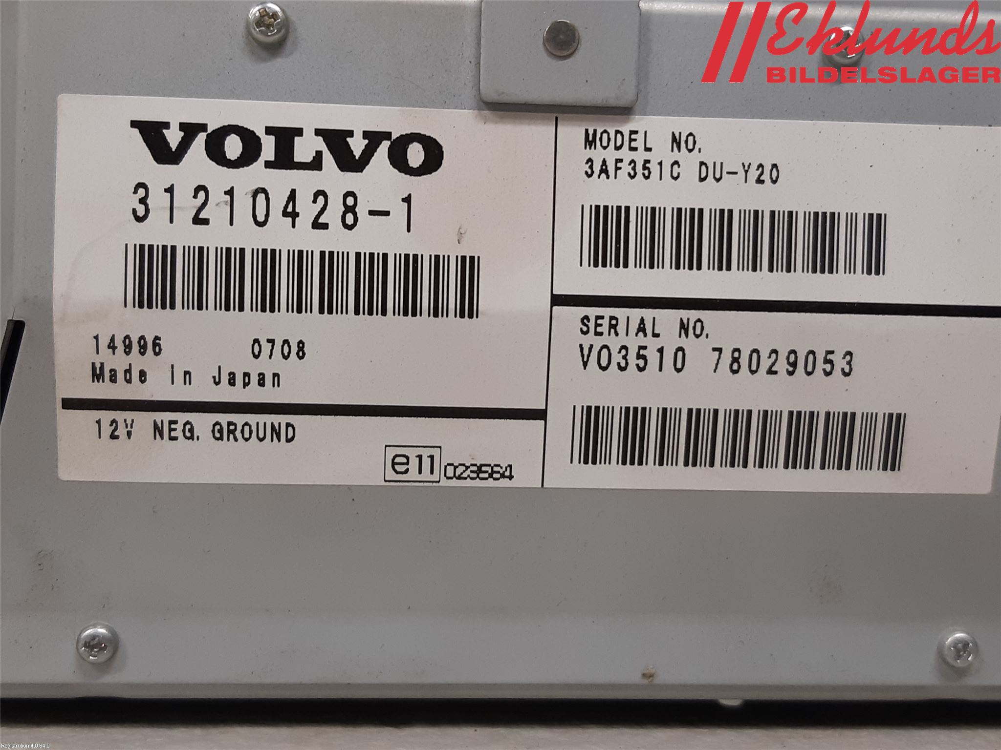 Volvo S80 07-13 Gps Navigator