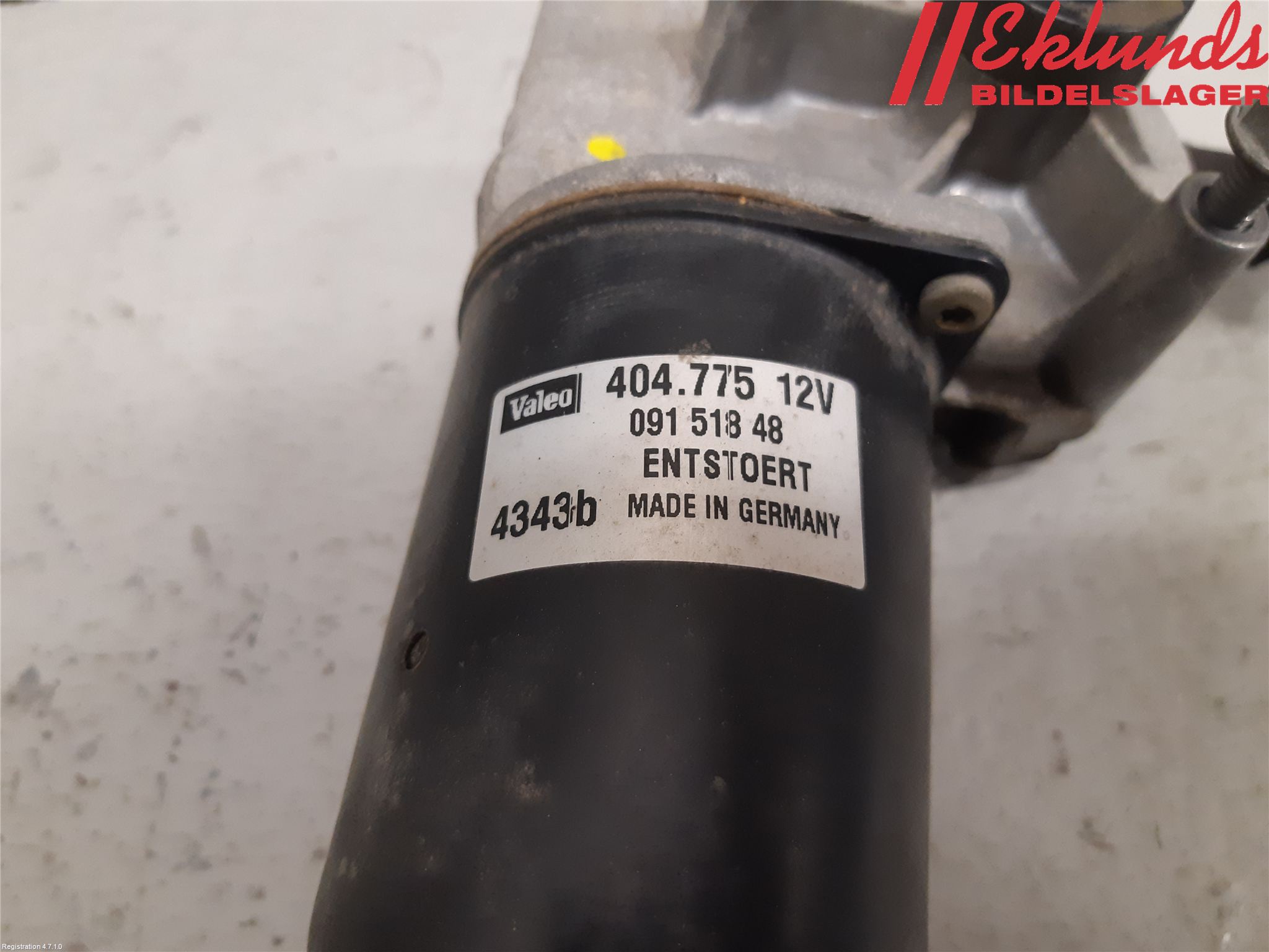 Volvo V70 00-04 Torkarmotor Vindruta